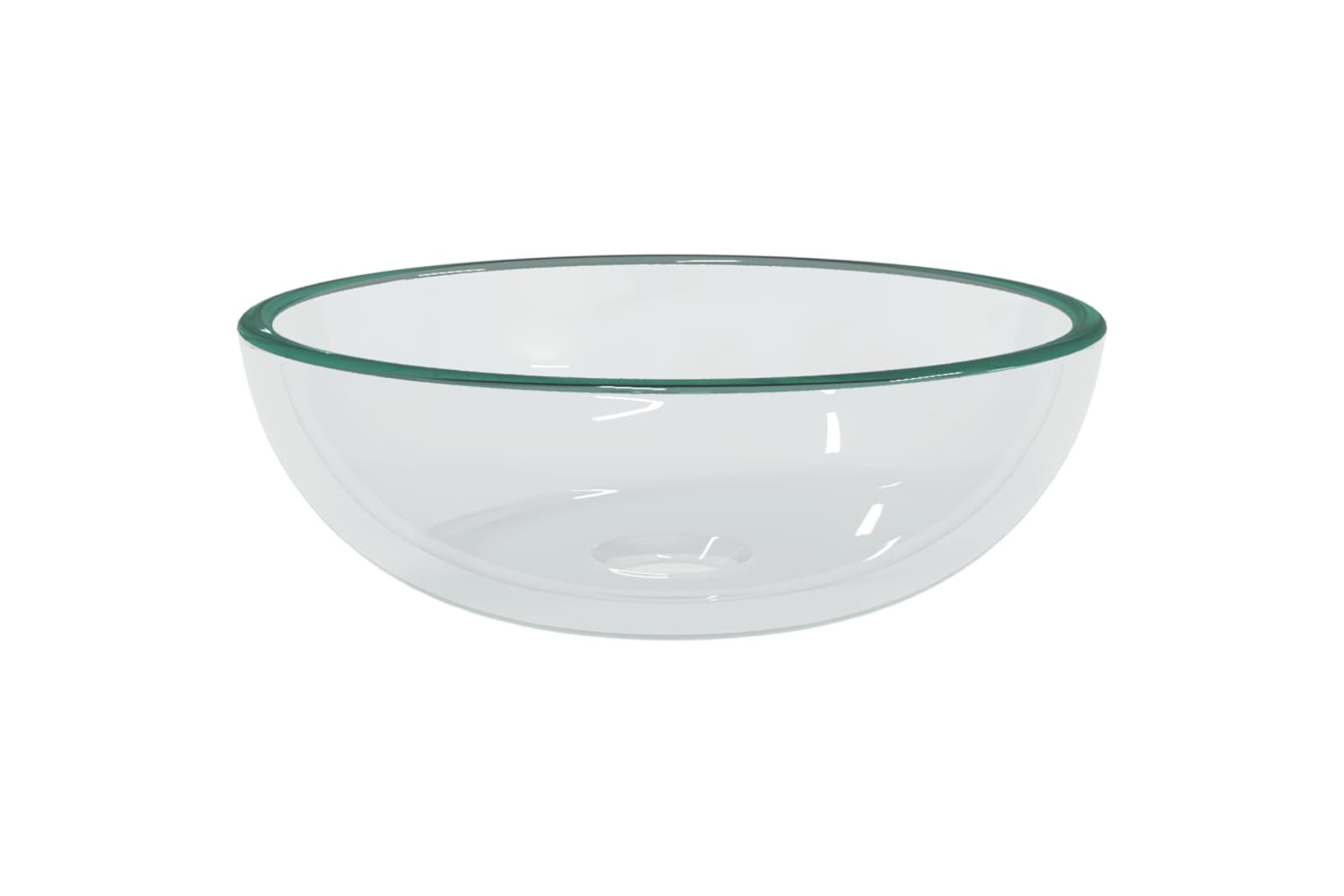 vidaXL 345234 Basin Tempered Glass 35x12cm Transparent