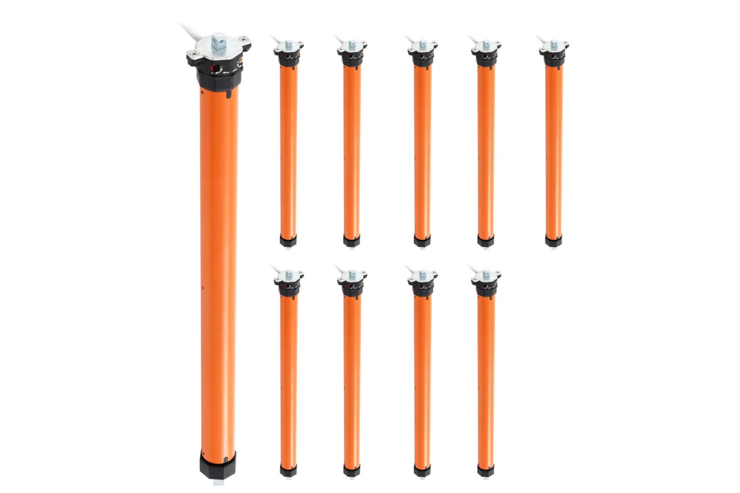 vidaXL 3051449 Tubular Motors 10 Pcs 10 Nm