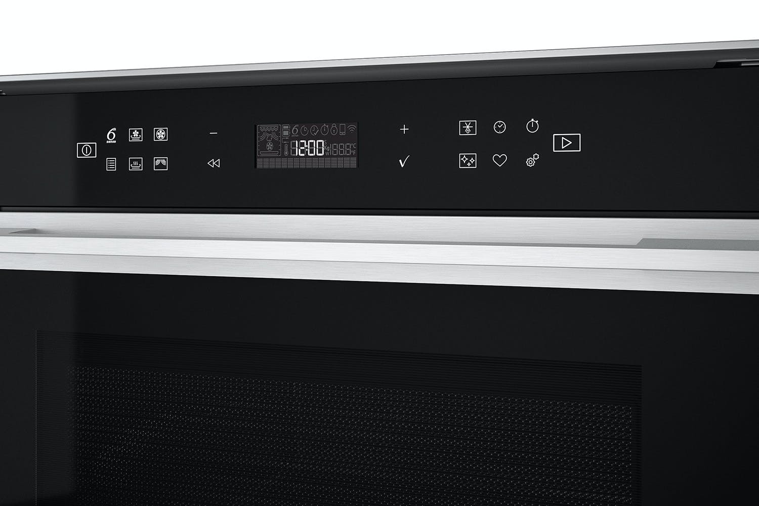 Whirlpool Builtin Electric Single Oven & 77cm Induction GlassCeramic Hob & 40L 900W Builtin