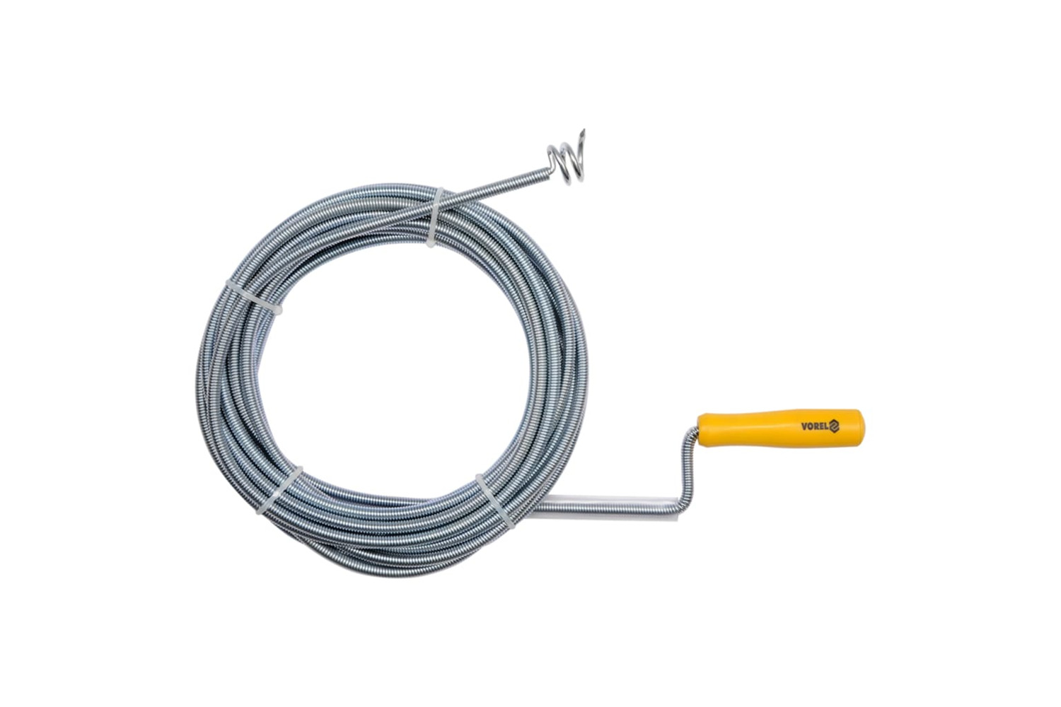 Vorel 434340 Drain Auger 10mx9mm Yellow
