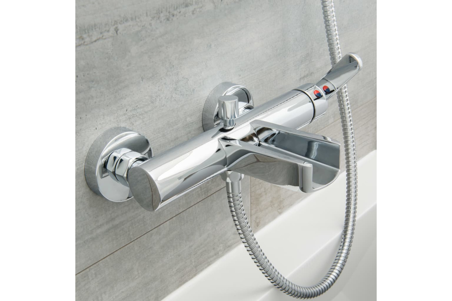 Schutte 425796 Bath Shower Mixer Tap With Waterfall Spout Niagara