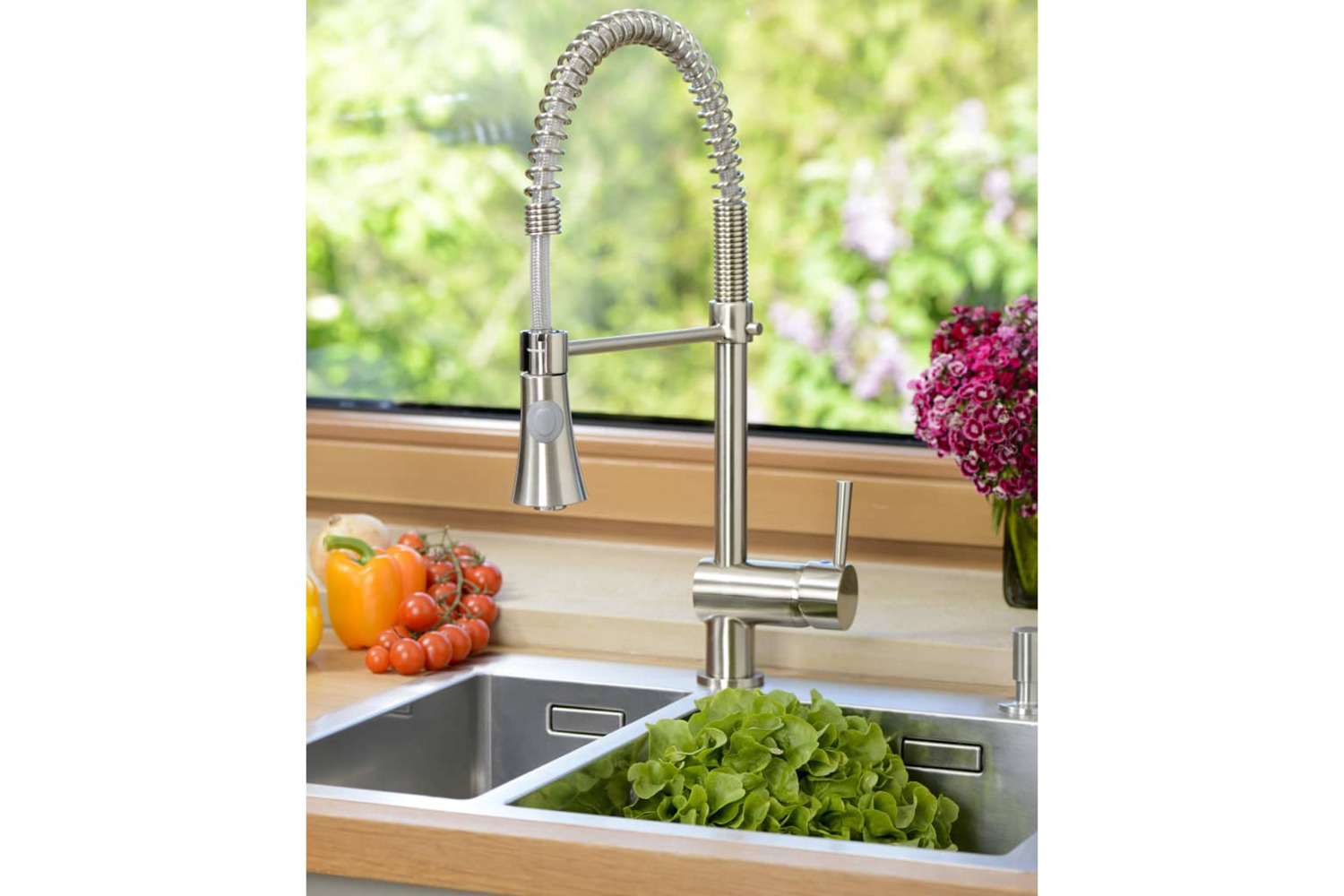 Schutte 425829 Sink Mixer Cornwall Stainless Steel