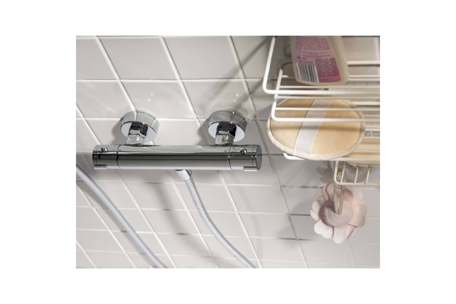 Schutte 425802 Thermostatic Shower Mixer Tap London 5.5 Cm