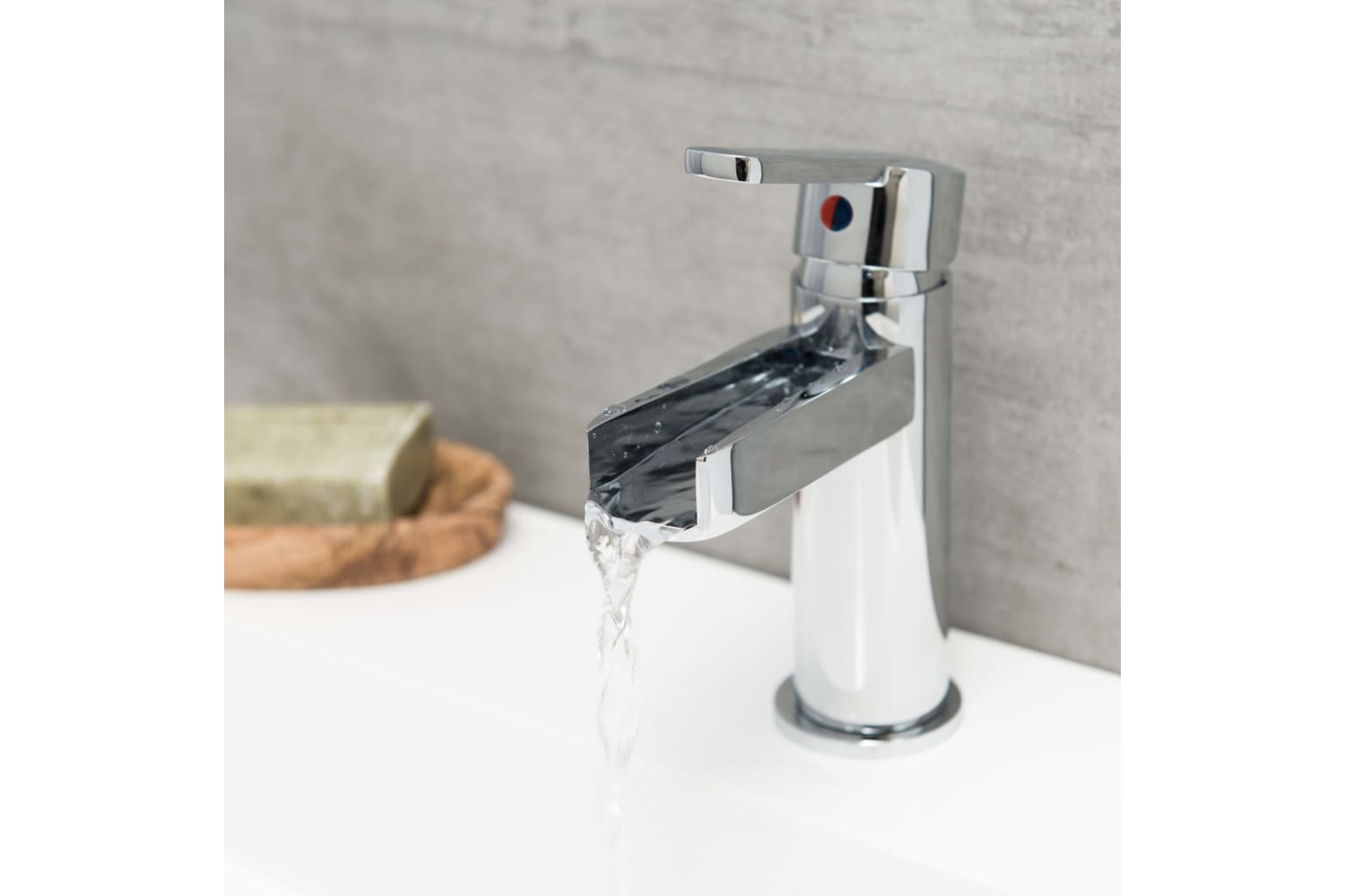 Schutte 425795 Basin Mixer Tap With Waterfall Spout Niagara