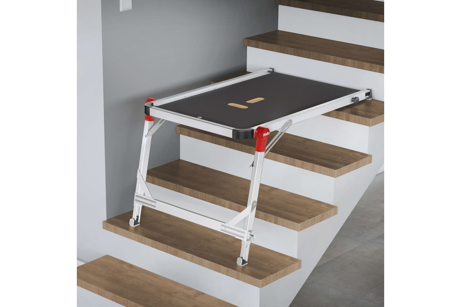 Hailo Staircase Platform Tp1 Aluminium
