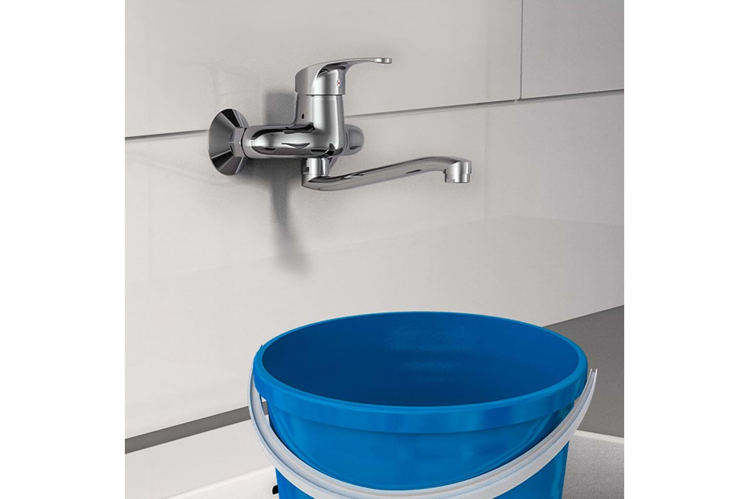 Schutte 435068 Wall Sink Mixer Orazi Chrome