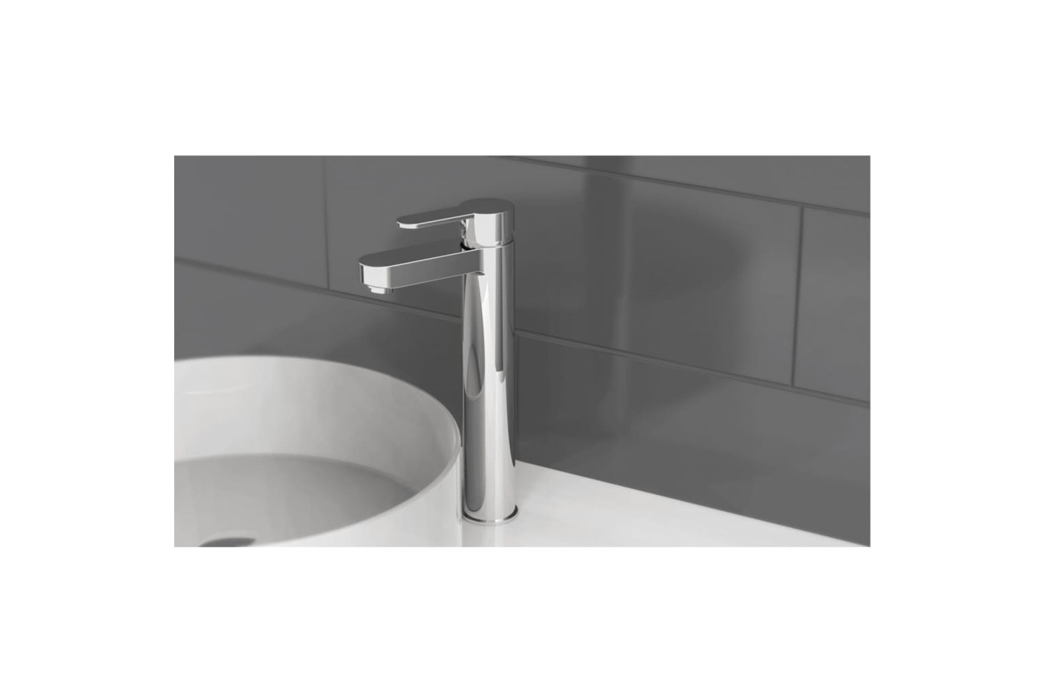 Schutte 429361 High Basin Mixer Elephant Chrome