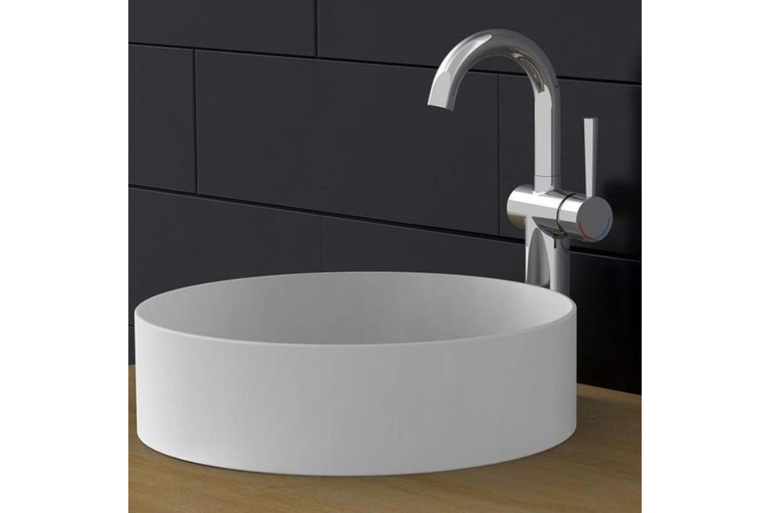 Schutte 429360 High Basin Mixer Cornwall 168mm Chrome