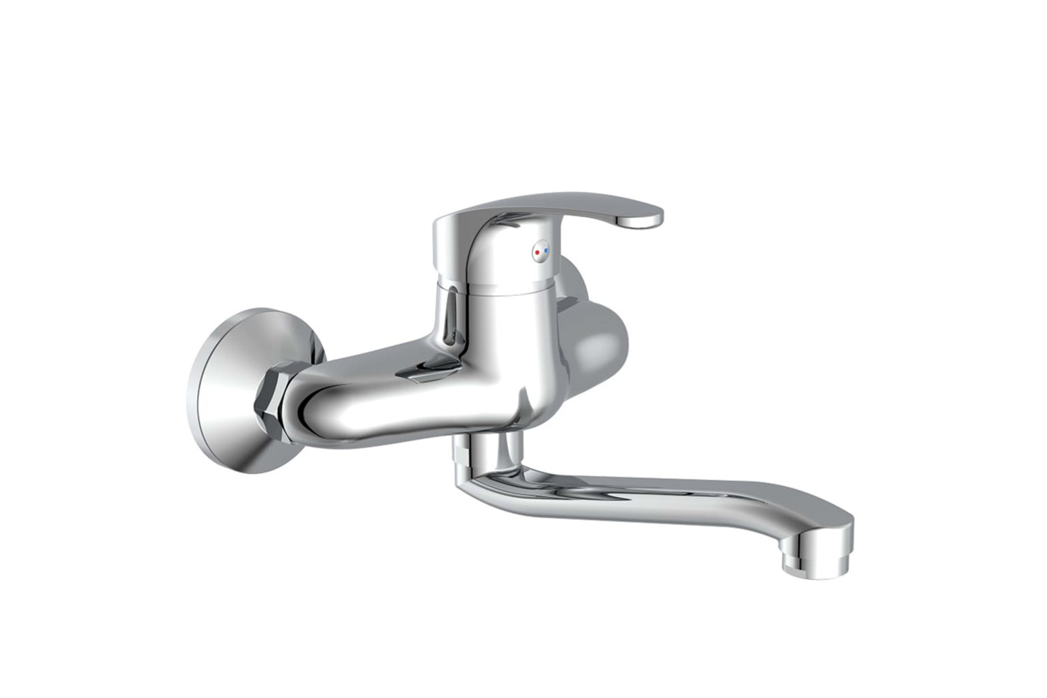 Schutte 435068 Wall Sink Mixer Orazi Chrome