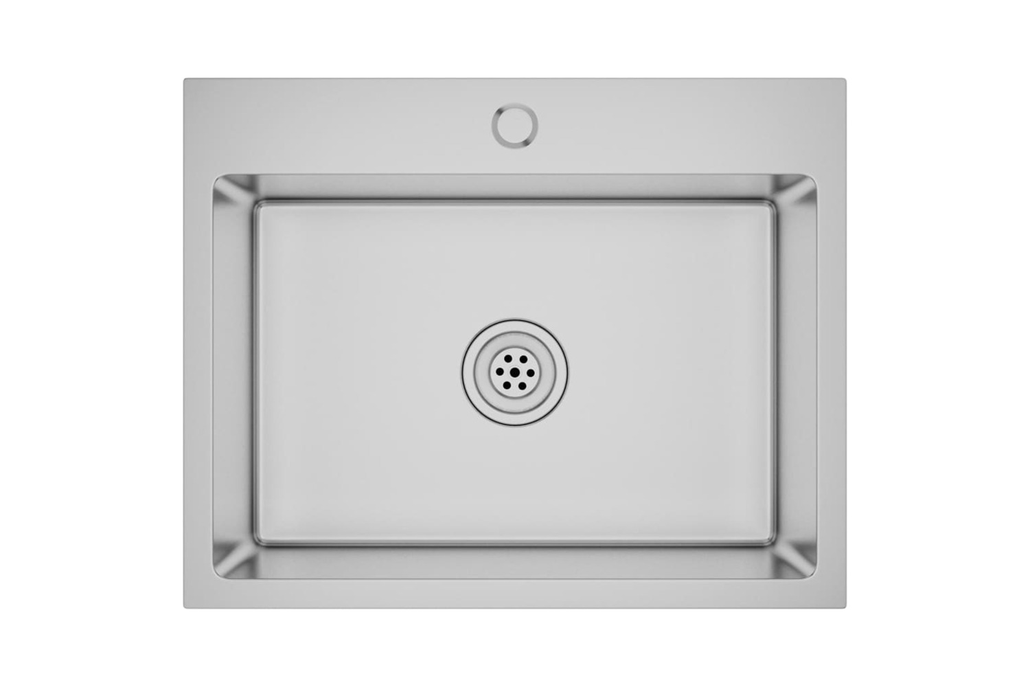 vidaXL 51512 Handmade Kitchen Sink Stainless Steel