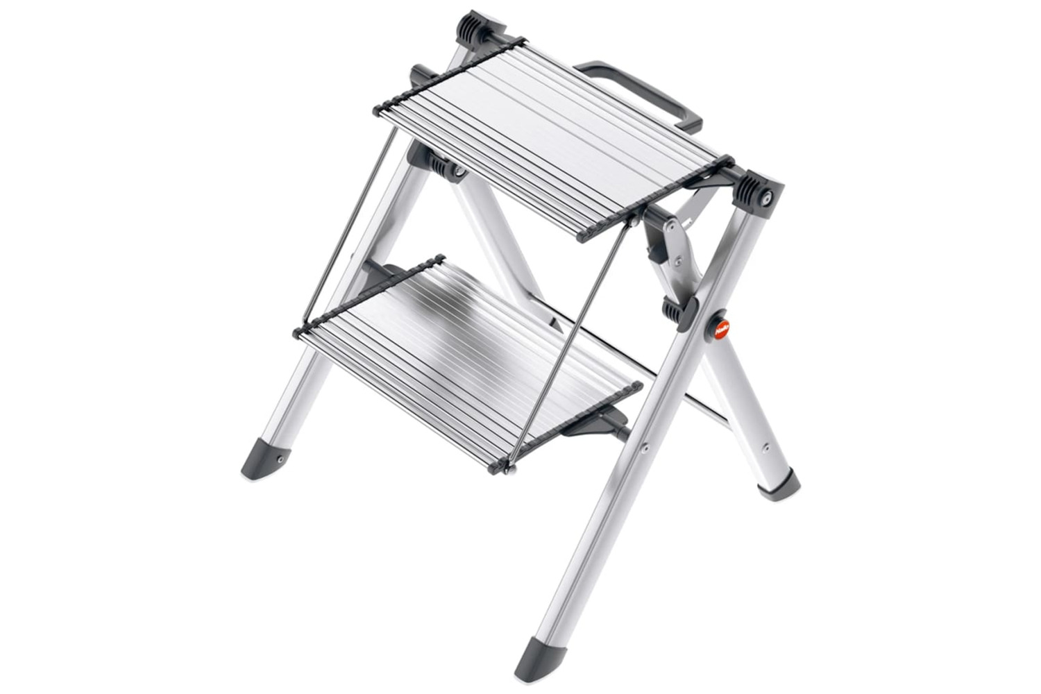 Hailo Stepladder With 2 Steps Mini Comfort 45 Cm Aluminium 4310-100
