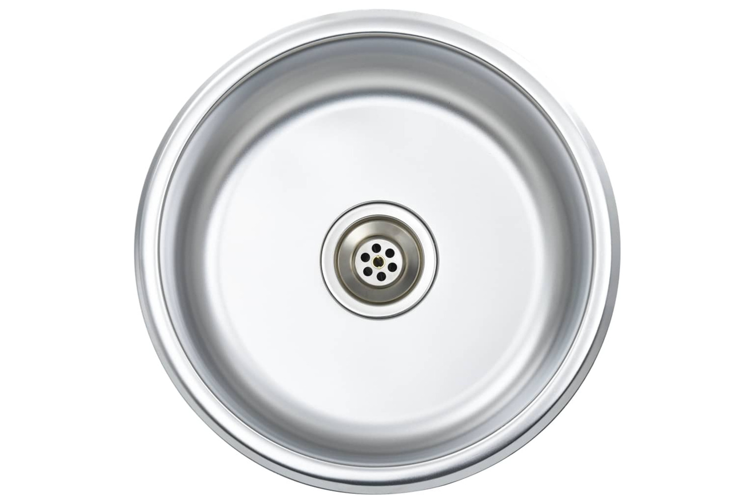 vidaXL 145070 Kitchen Sink With Strainer And Trap Stainless Steel