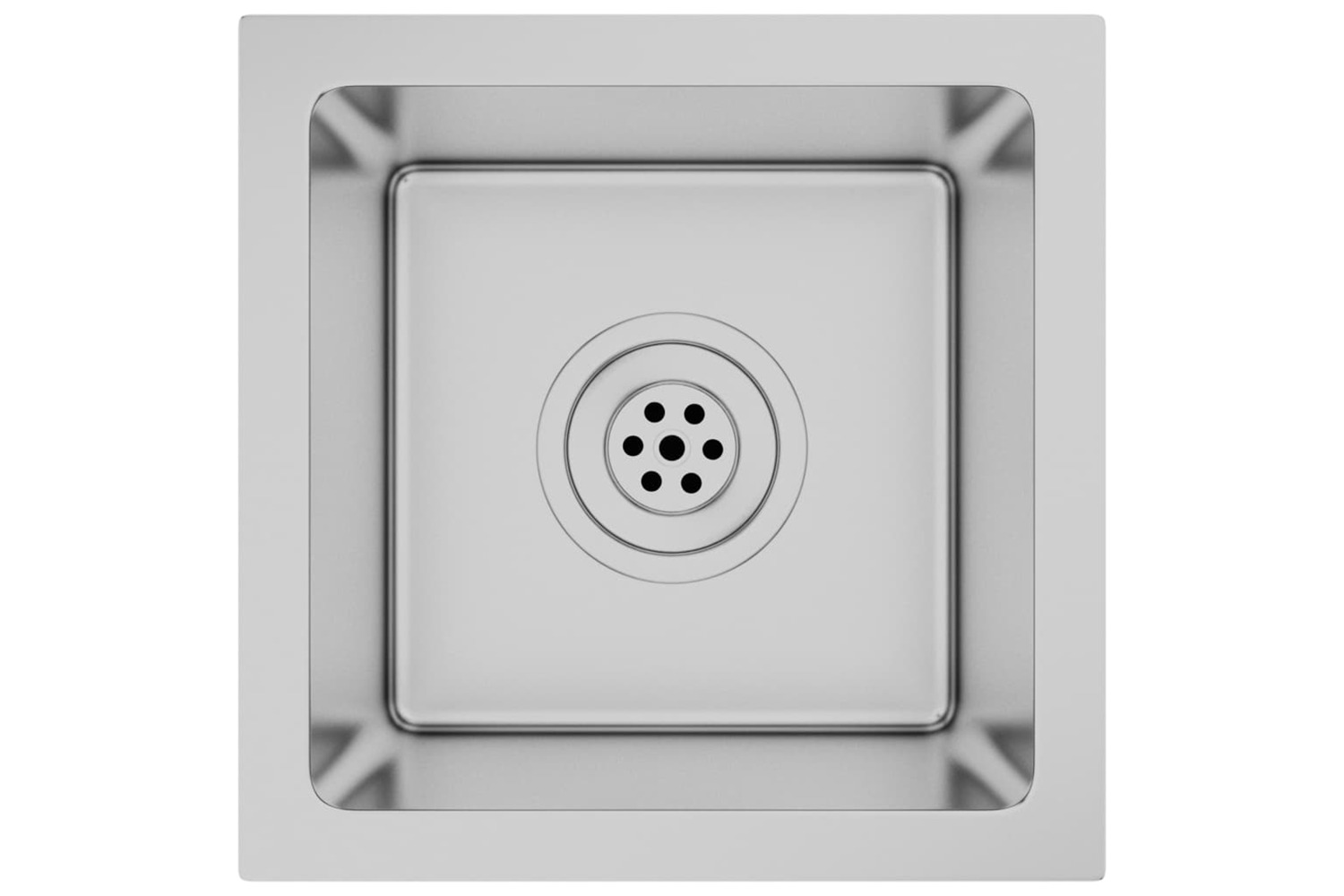 vidaXL 51498 Handmade Kitchen Sink Stainless Steel