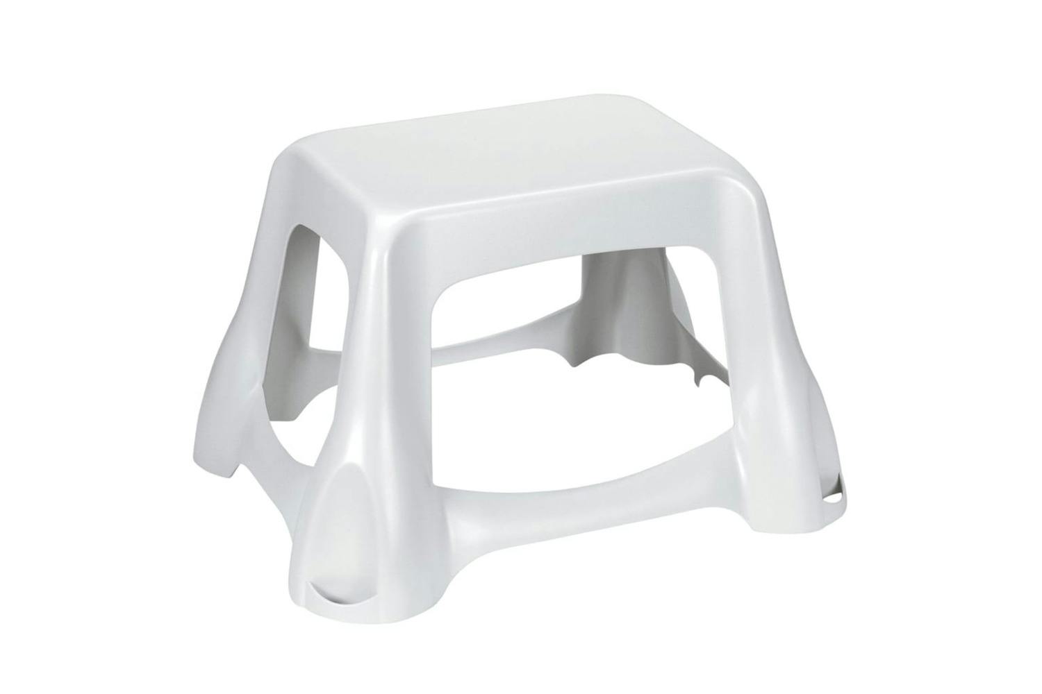 Curver 443845 Step Stool Luxe High White