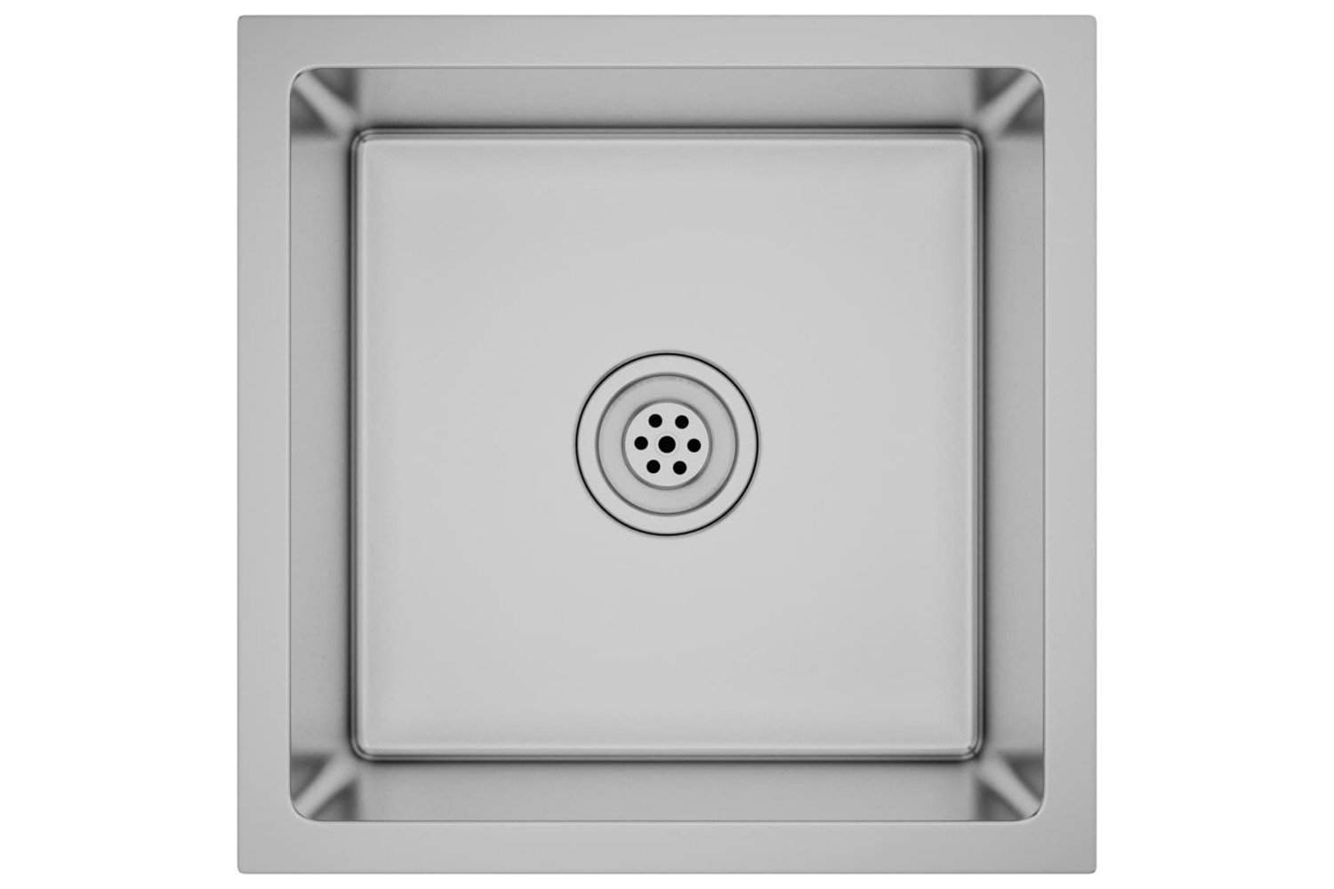 vidaXL 51500 Handmade Kitchen Sink Stainless Steel