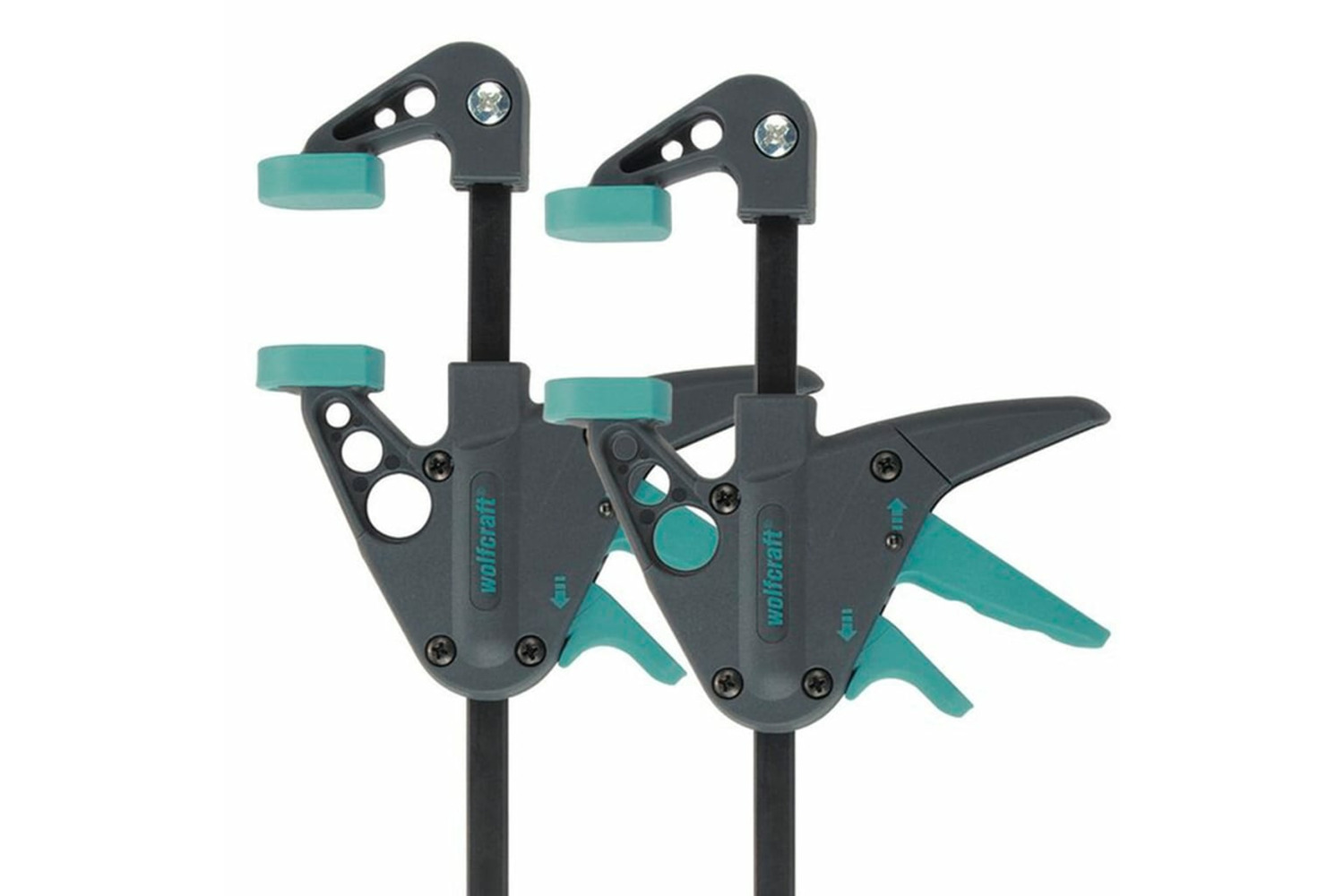 Wolfcraft 405136 One-handed Clamps 2 Pieces Ehz 40-110 3455100