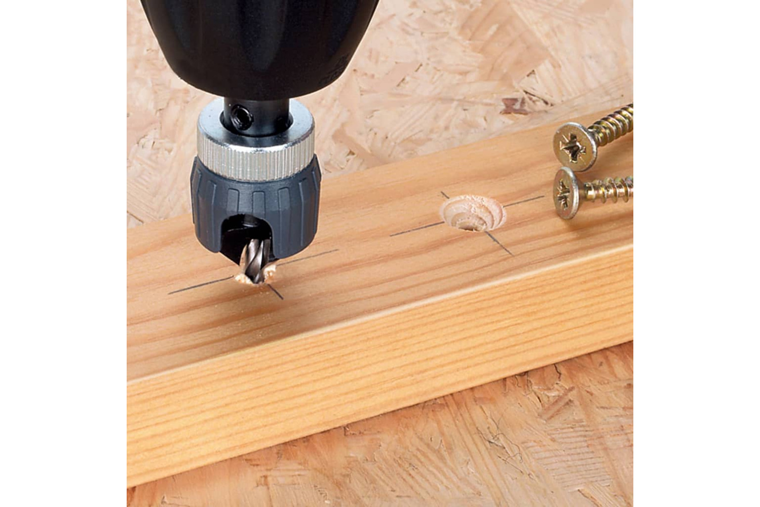 Wolfcraft 408148 Pilot/countersink Drill Bit Metal 2544000