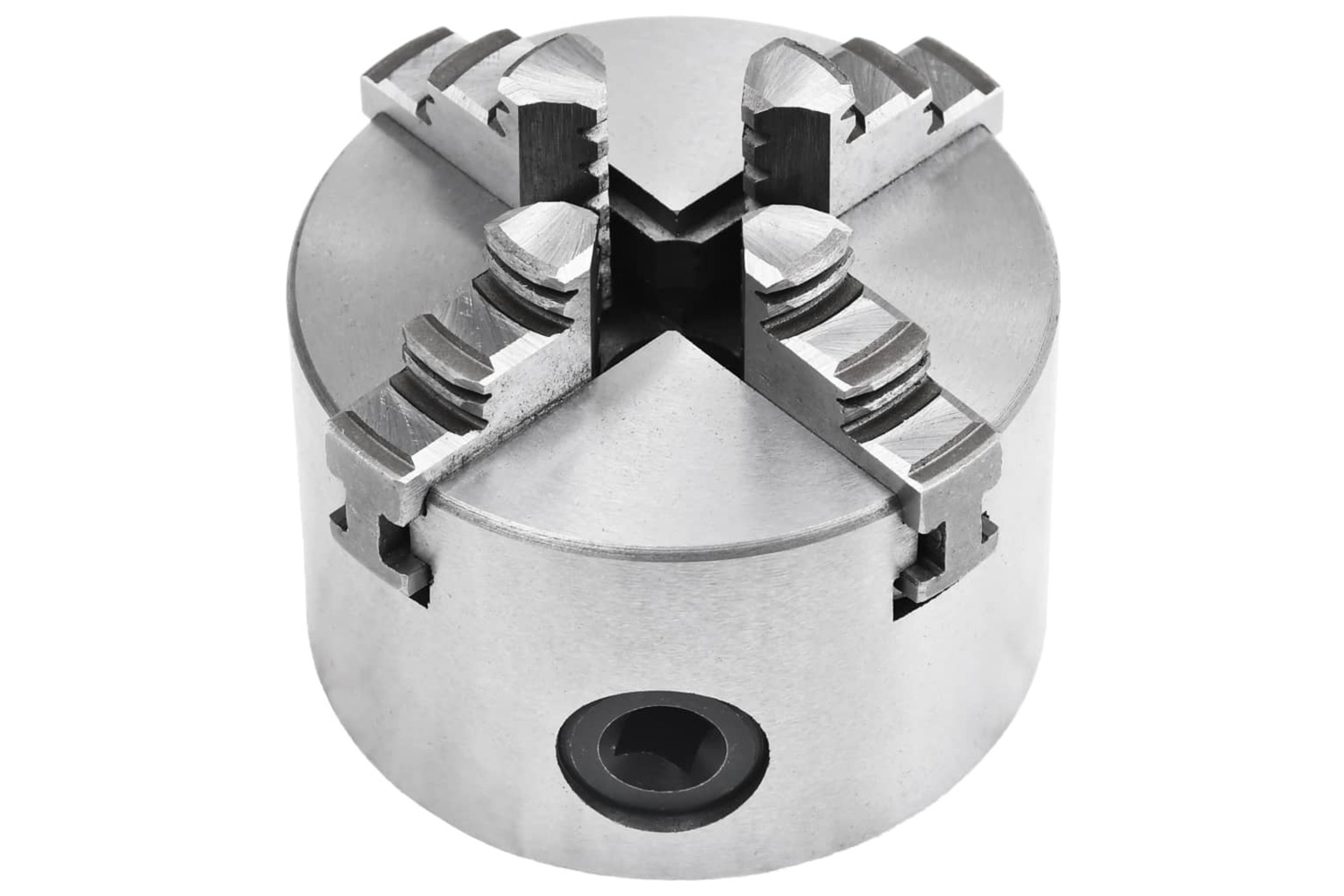 vidaXL 146708 4 Jaw Self-centering Lathe Chuck 80mm Steel