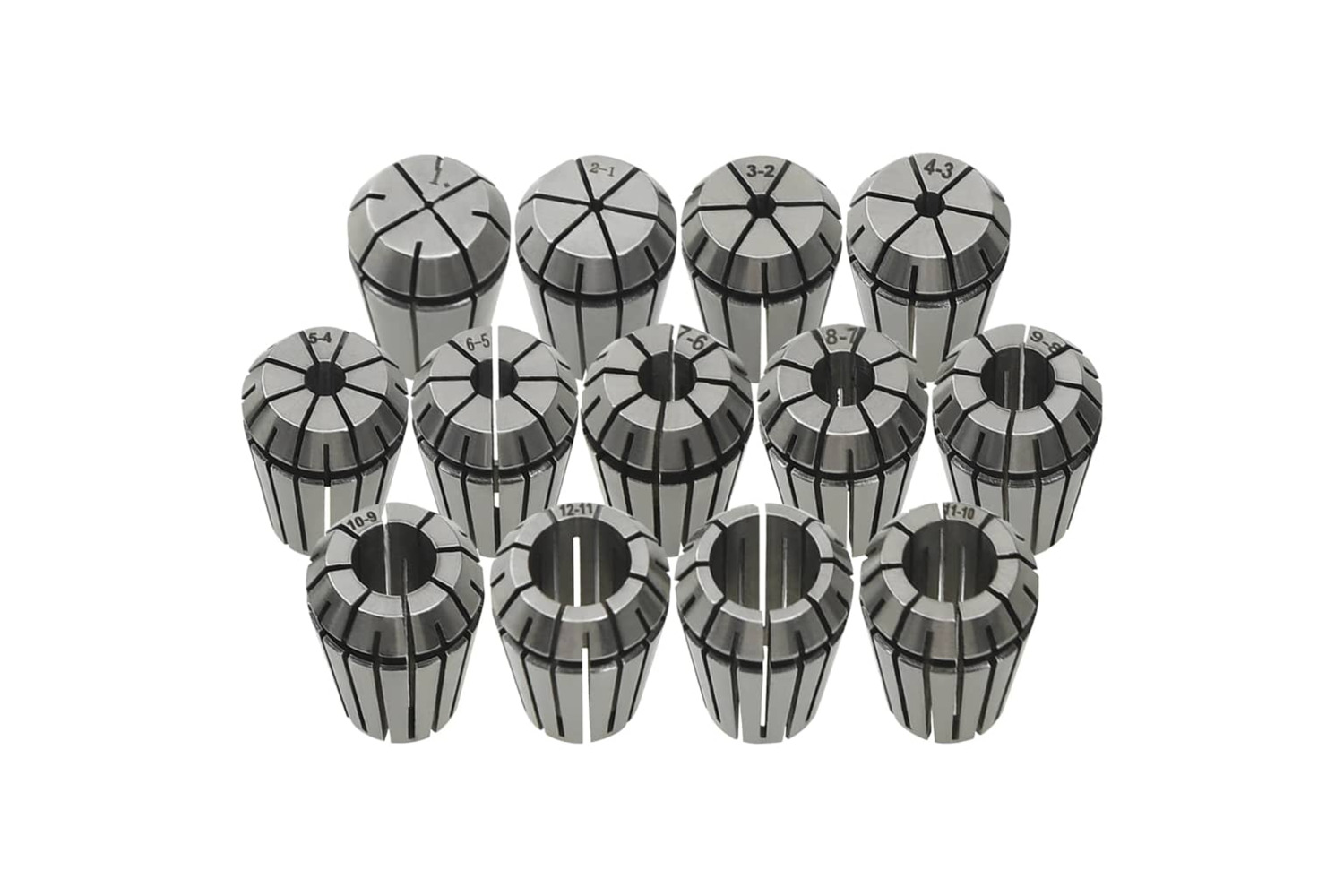 vidaXL 146722 Er20 Collets 13 Pcs Turning Tool Set