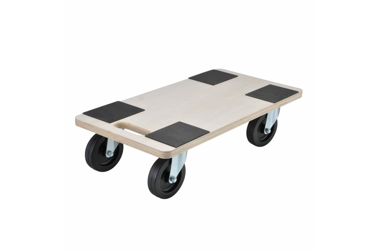 Hi 445607 Moving Trolley With 4 Wheels "dolly" 58x29x1.8 Cm Plywood