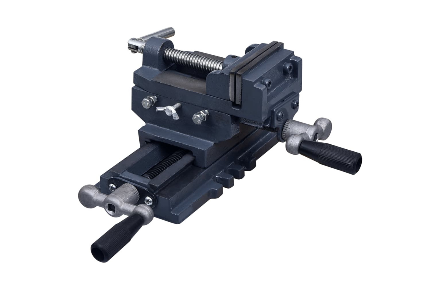 vidaXL 145383 Manually Operated Cross Slide Drill Press Vice 70mm