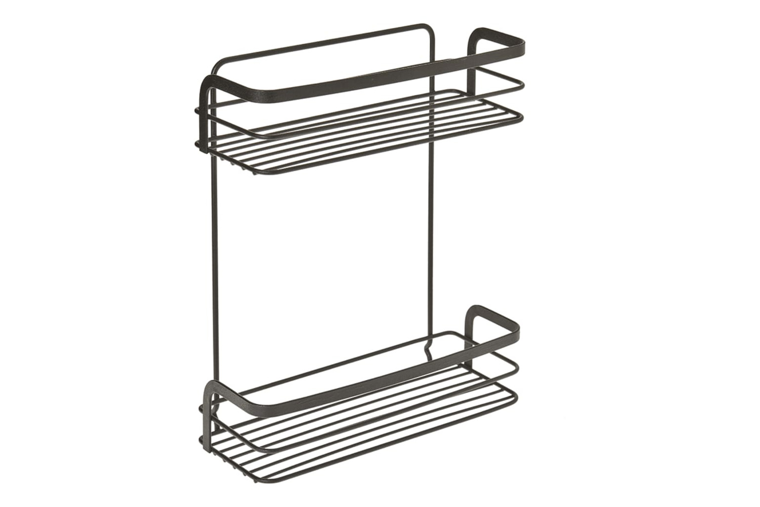 Metaltex 443446 2-tier Douche Rack Black