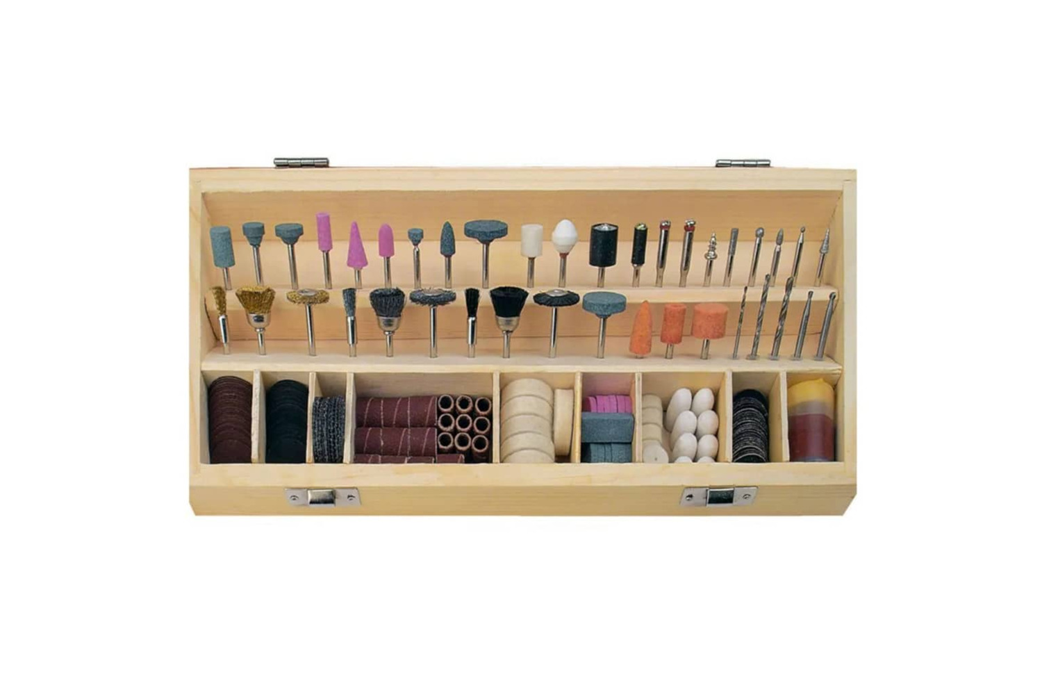 Brüder Mannesmann 200 Piece Mini Grinder Accessory Set