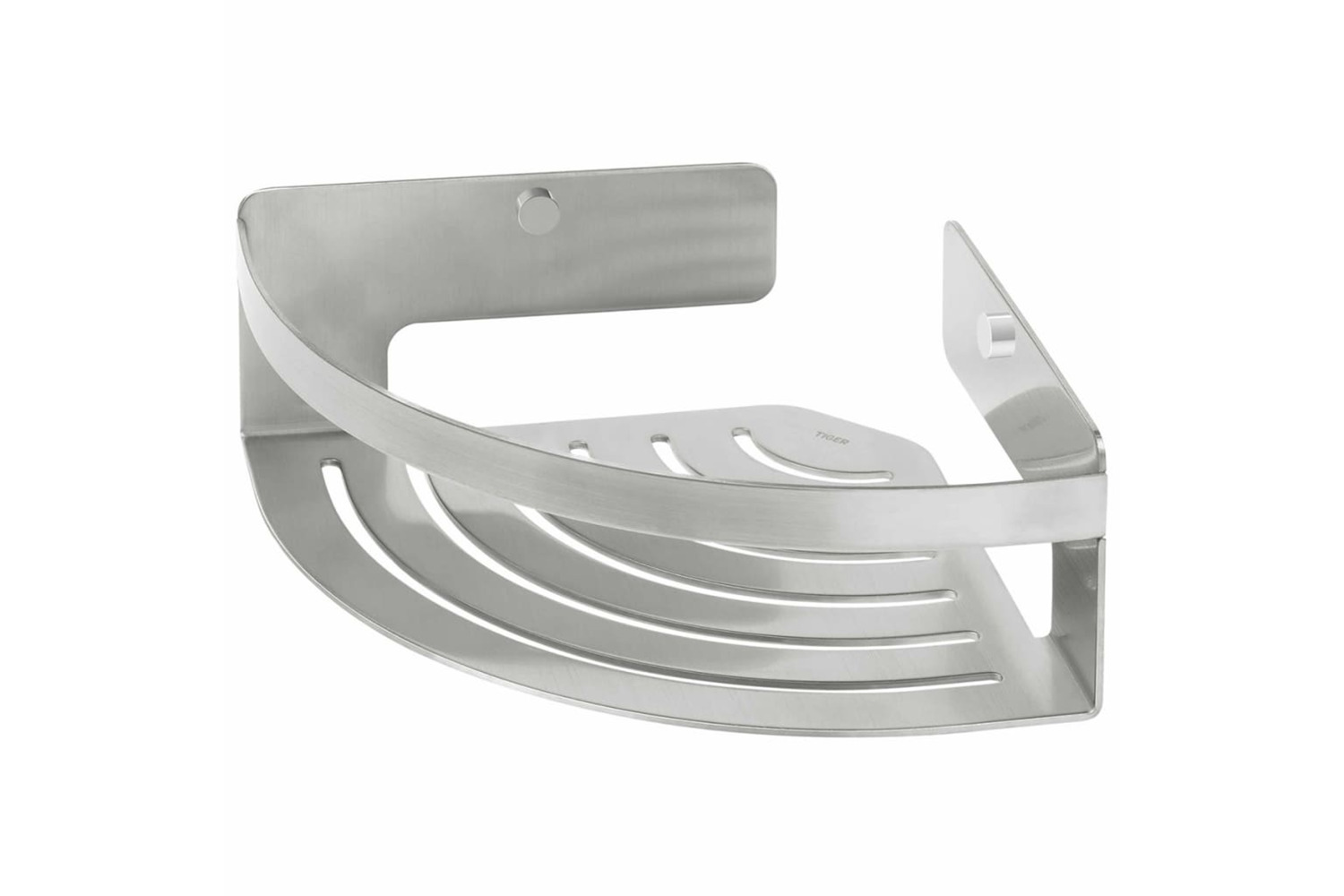 Tiger 418303 Bathroom Corner Basket Caddy Silver 1400430946
