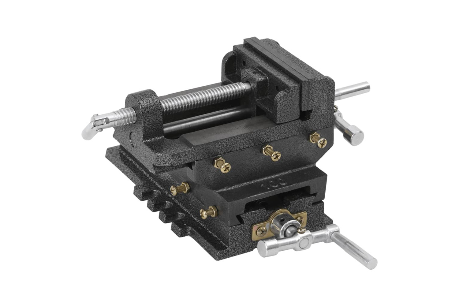 vidaXL Manually Operated Cross Slide Drill Press Vice 78mm