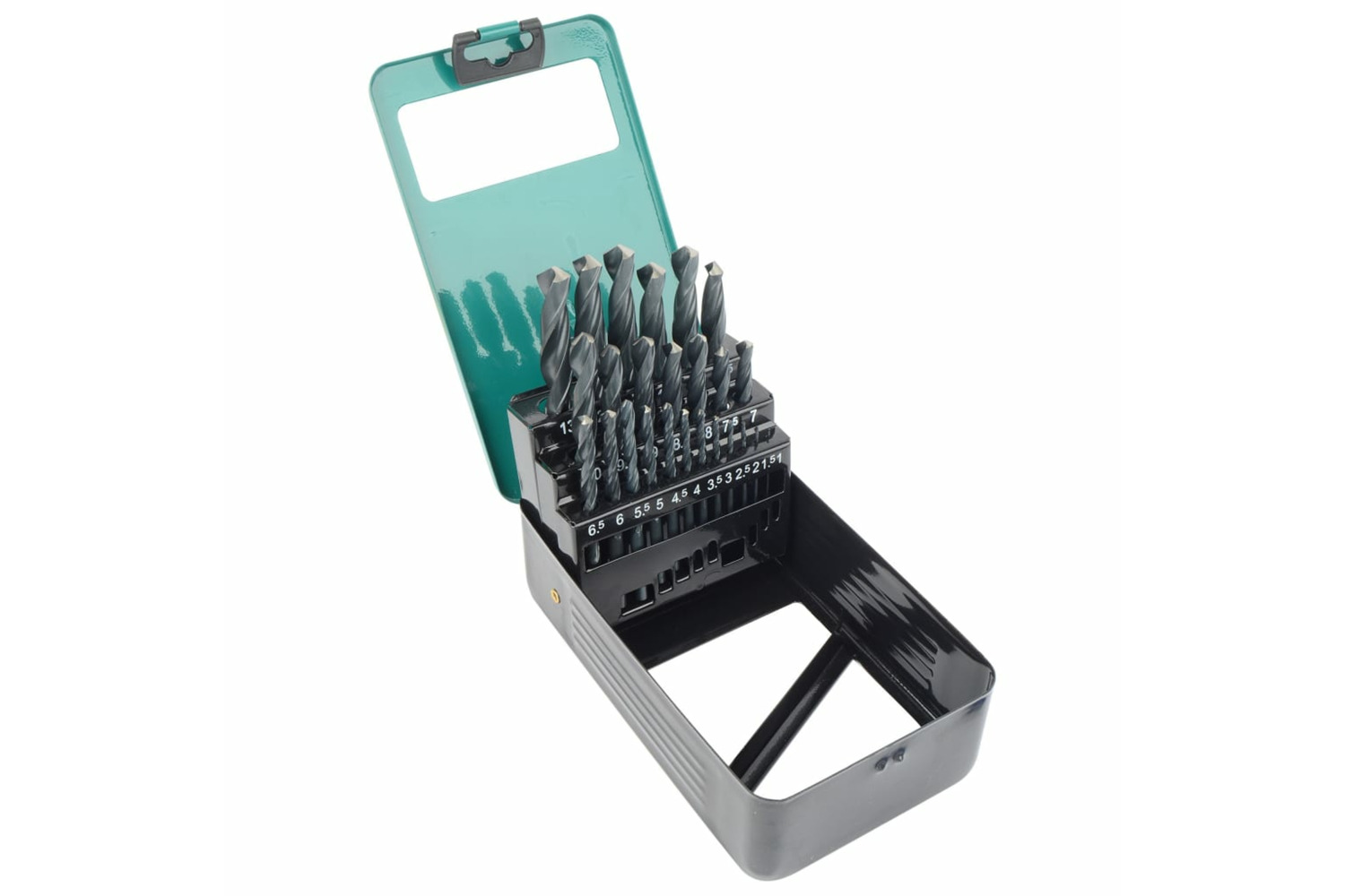 Bruder Mannesmann 429287 25 Piece Hss-g Metal Twist Drill Set