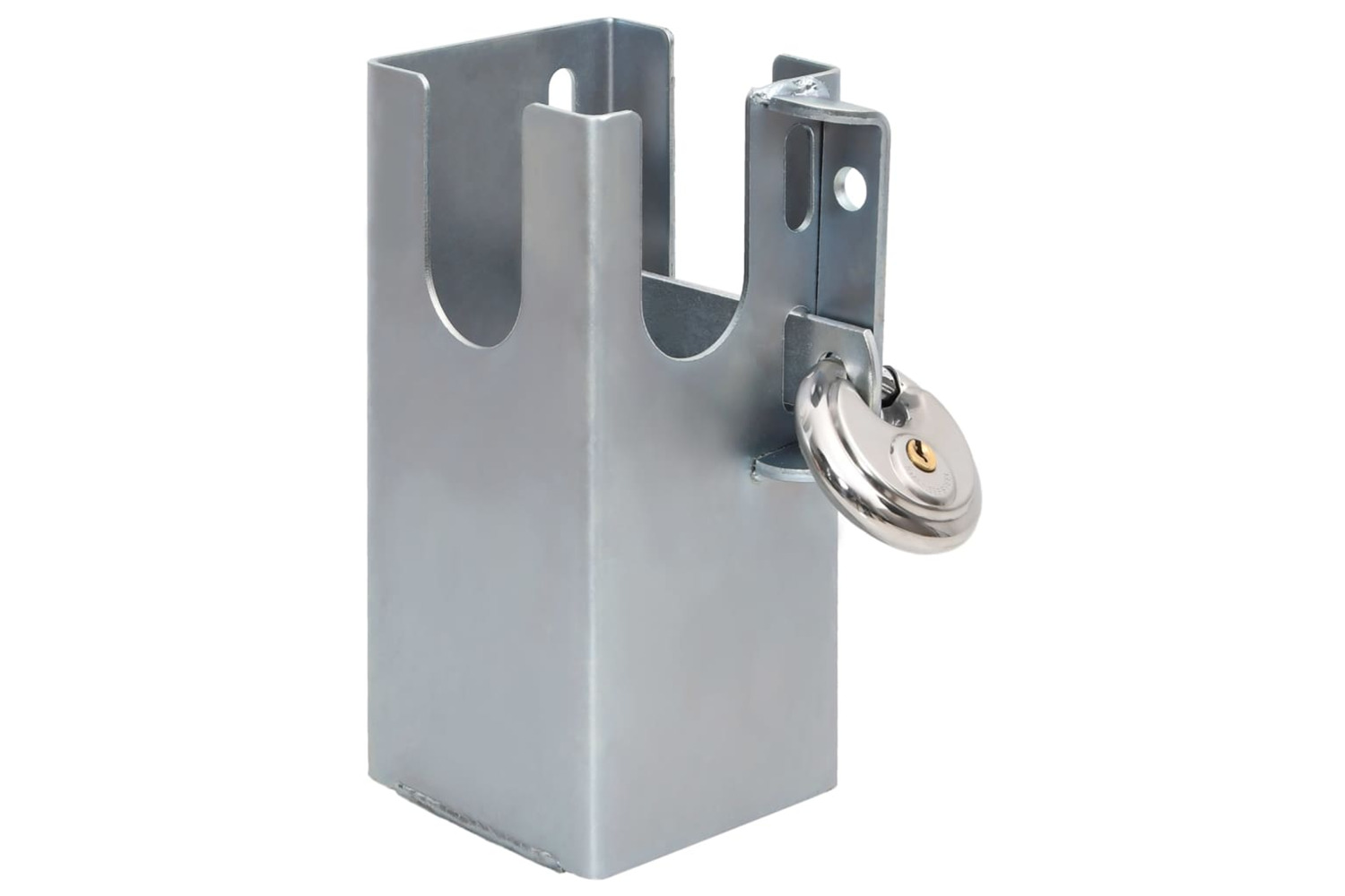 vidaXL 152897 Hitch Lock Silver 11x11x23.5cm Steel