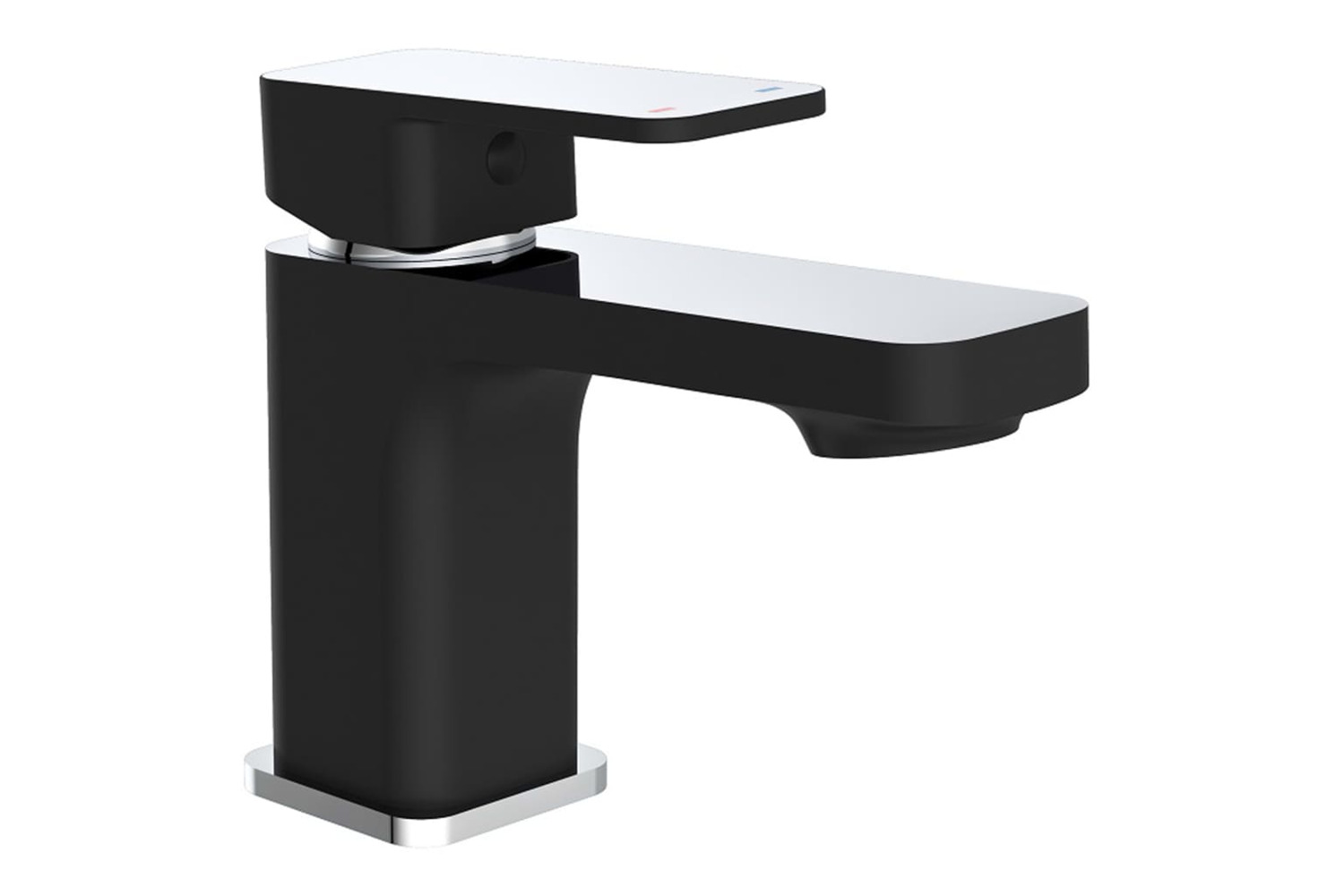 Schutte 434555 Basin Mixer Madasgaskar Chrome And Matt Black