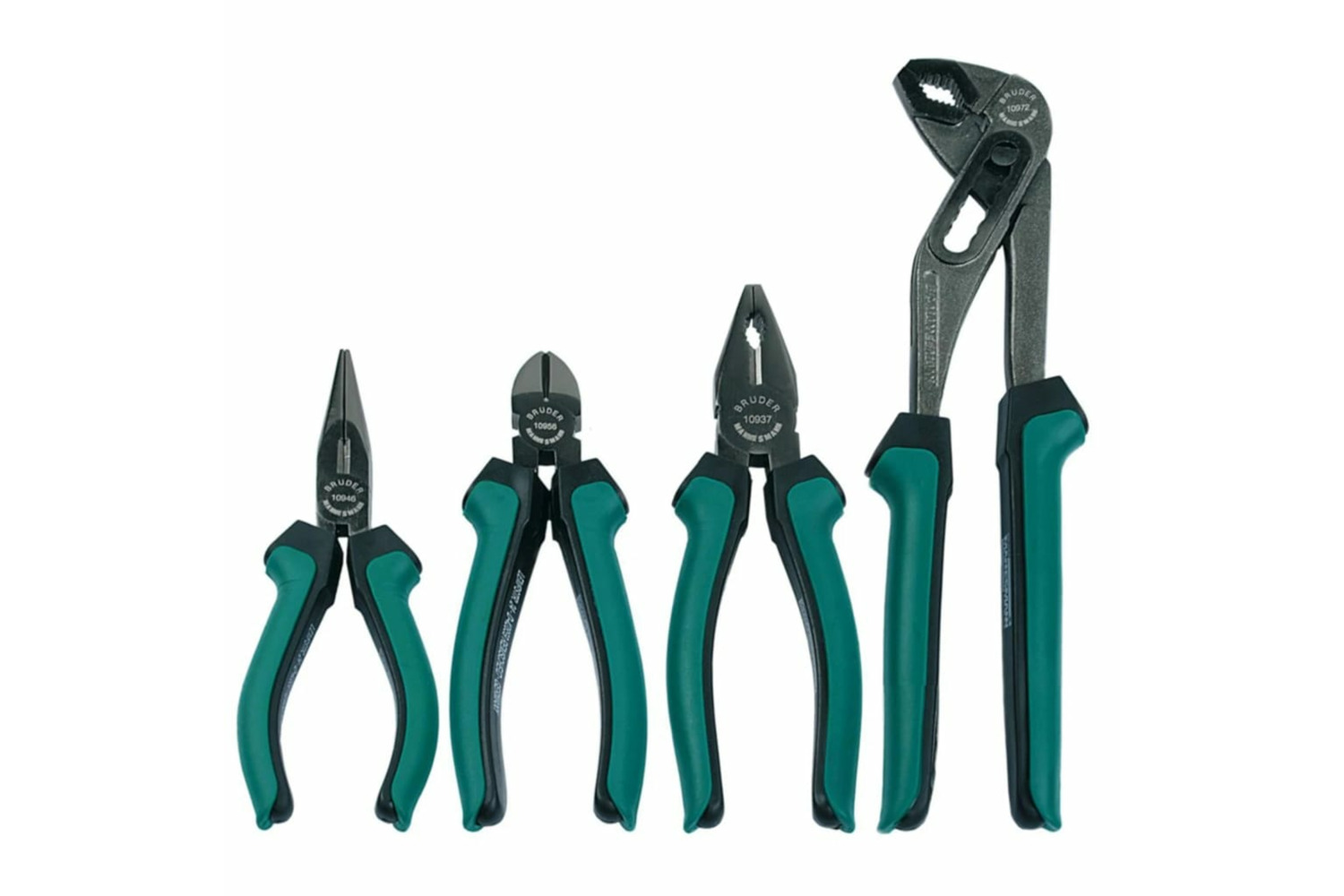 Bruder Mannesmann 408540 Four Piece Pliers Set Steel 10997