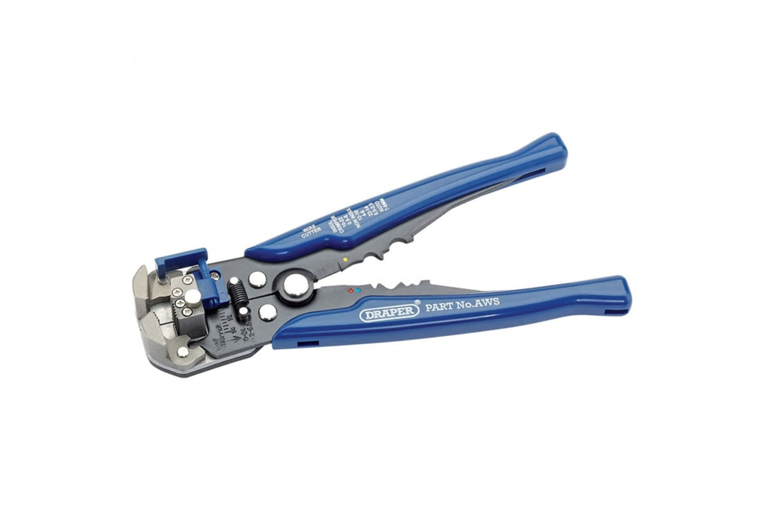 Draper Tools 415069 2-in-1 Automatic Wire Strippers/crimpers Blue 35385
