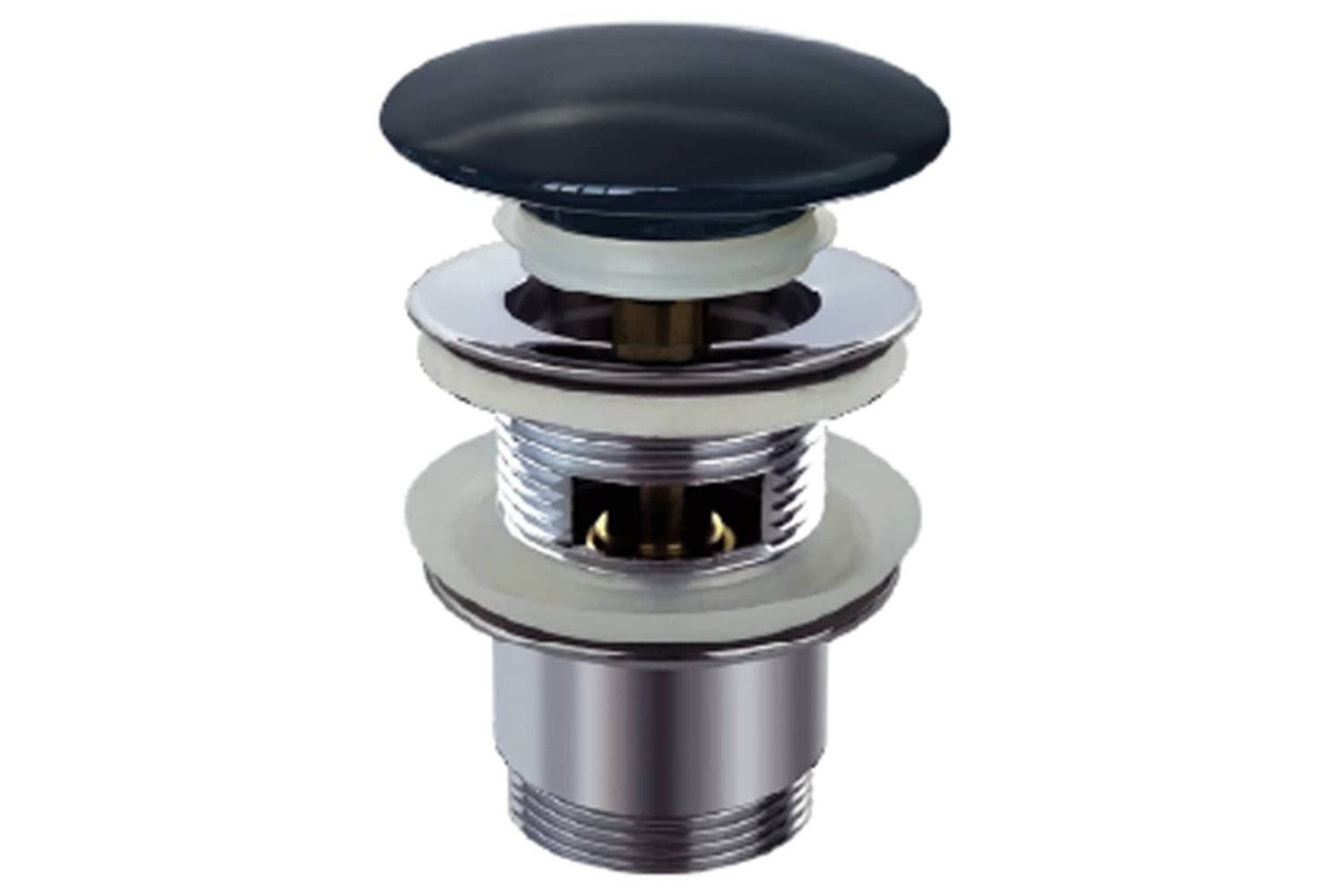 Schutte 435121 Design Drain Valve Cap 1â¼x65mm Black