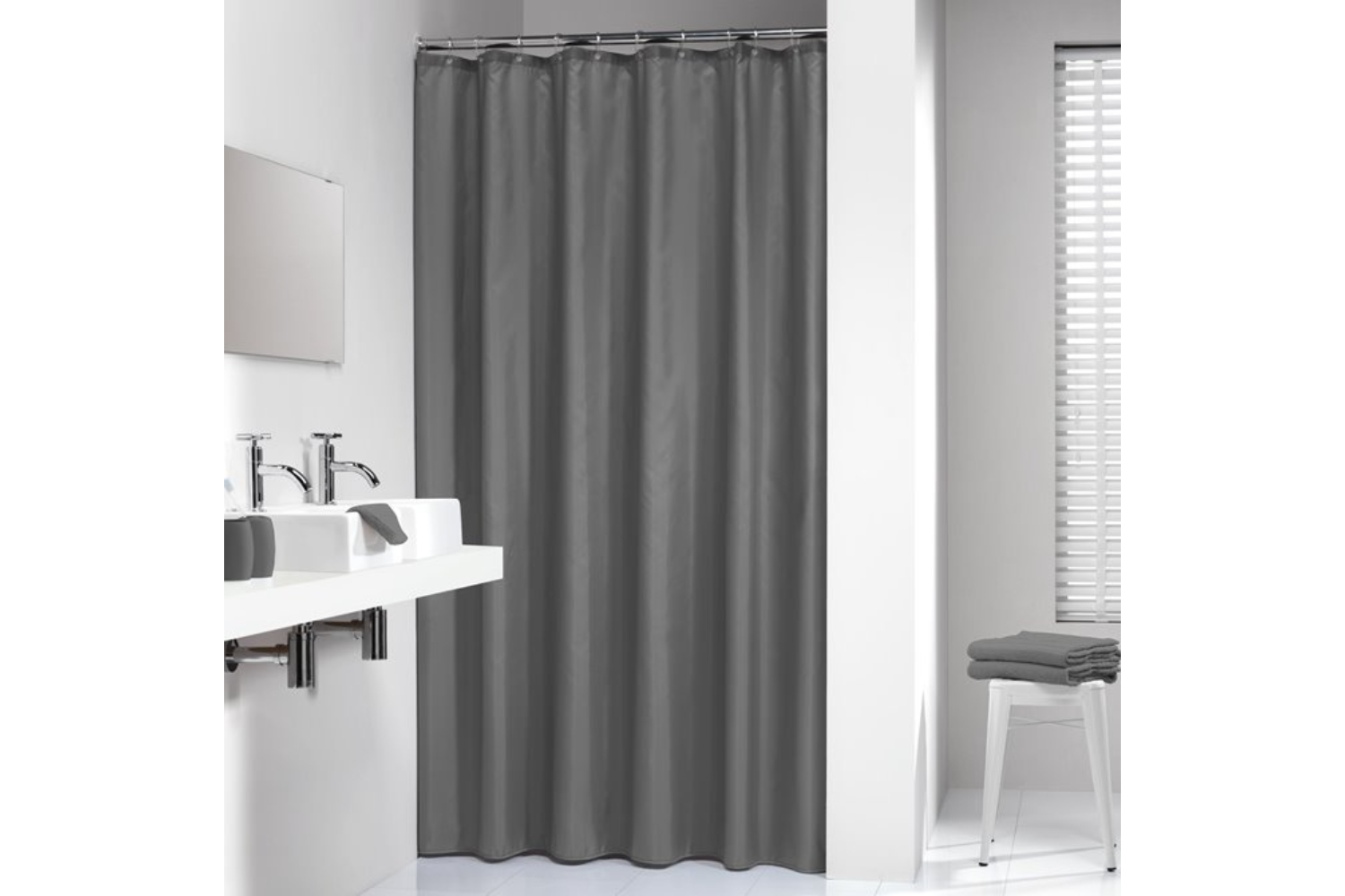 Sealskin 436876 Shower Curtain Madeira 240x200 Cm Grey