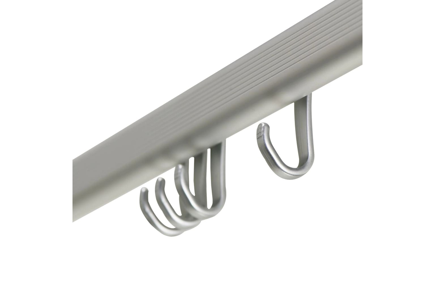 Sealskin Shower Curtain Rail Set Easy-roll Matte Aluminium