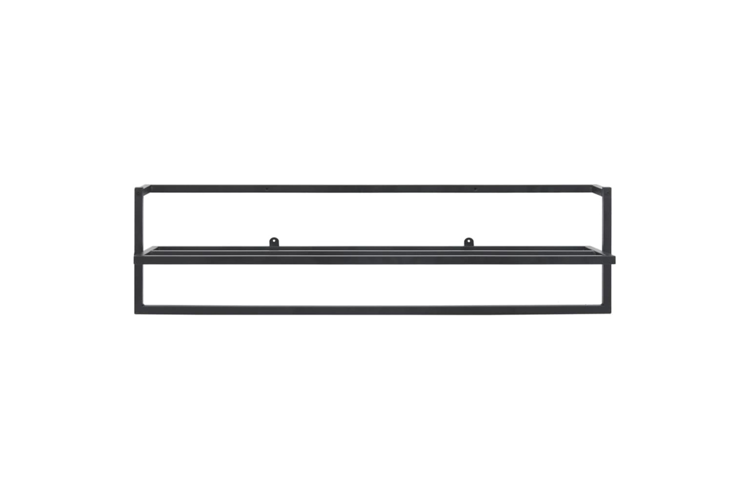 vidaXL 336122 Towel Rack Black 95x25x22cm Iron