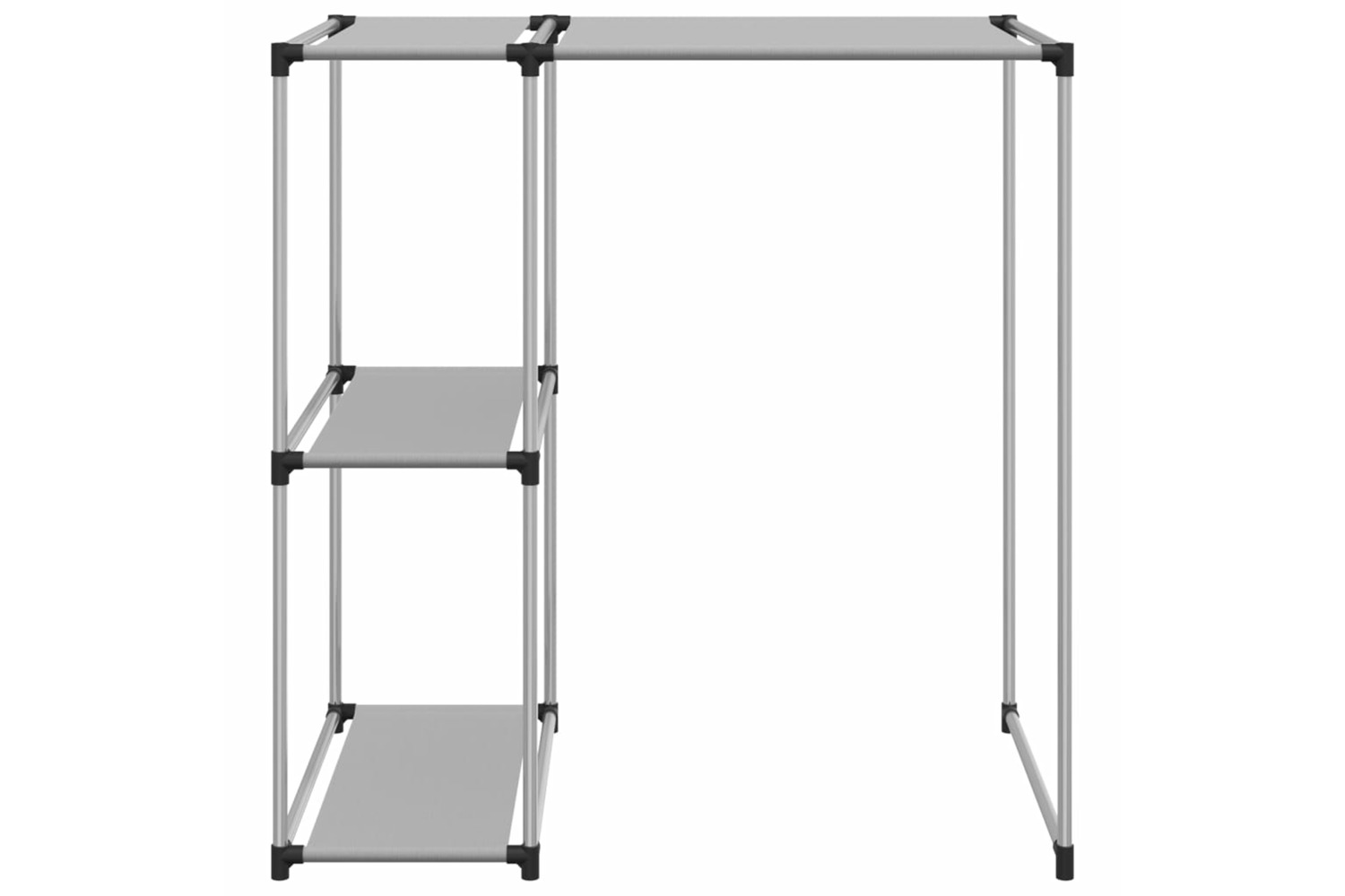 vidaXL 343146 Storage Rack Over Washing Machine Grey 87x55x90.5cm Iron