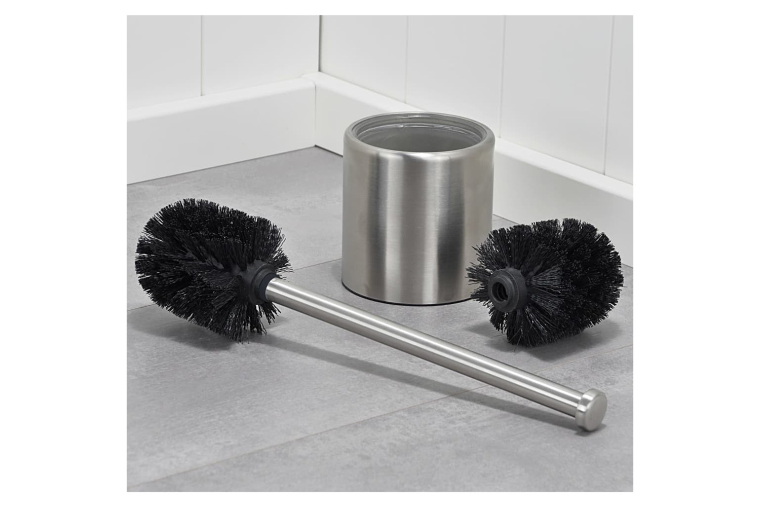 Hi 435224 Toilet Brush With Holder 10 Cm Stainless Steel