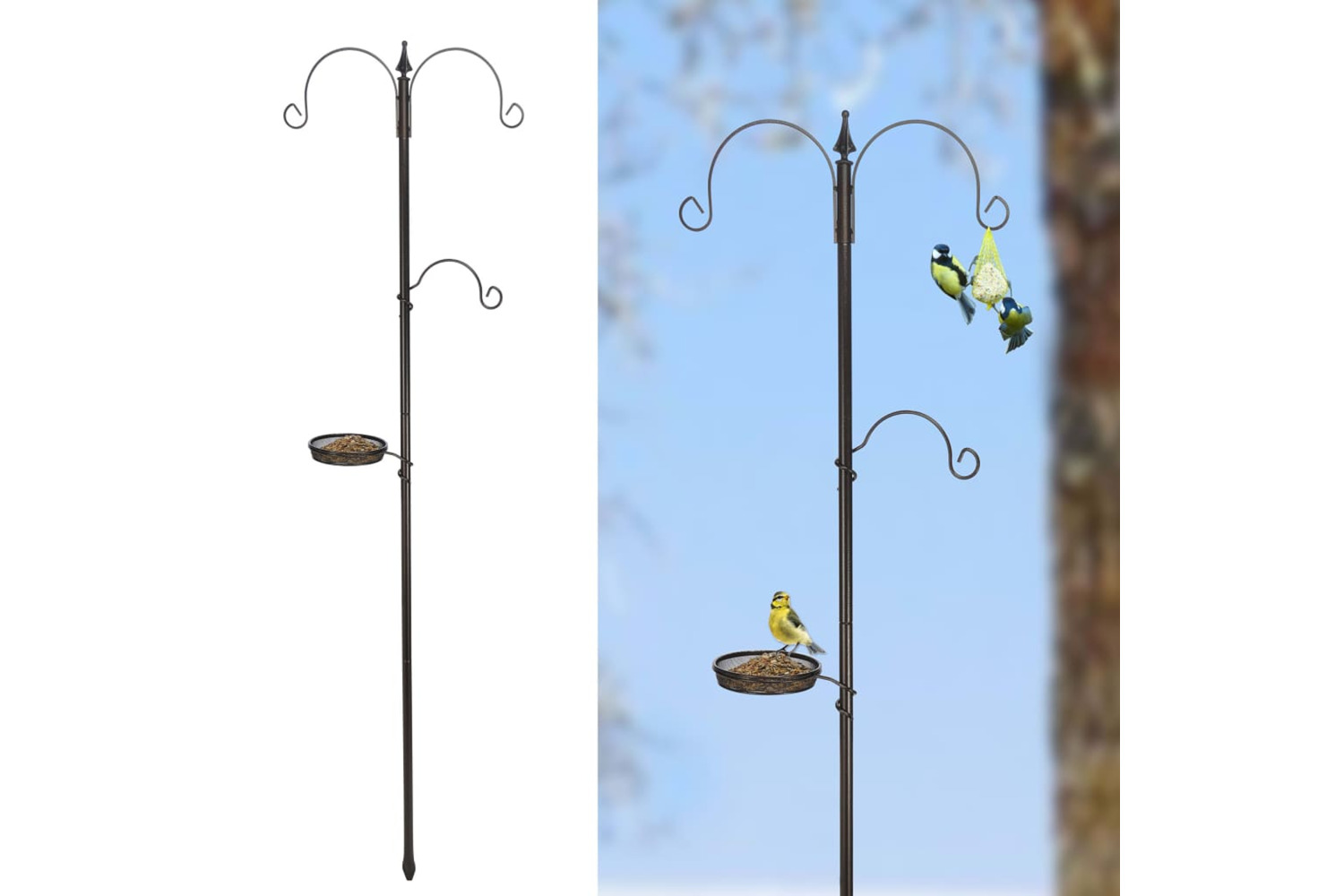 Hi Standard Bird Feeding Station Black