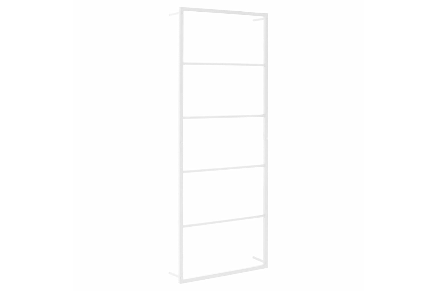 vidaXL 336119 Towel Rack White 45x10x115cm Steel
