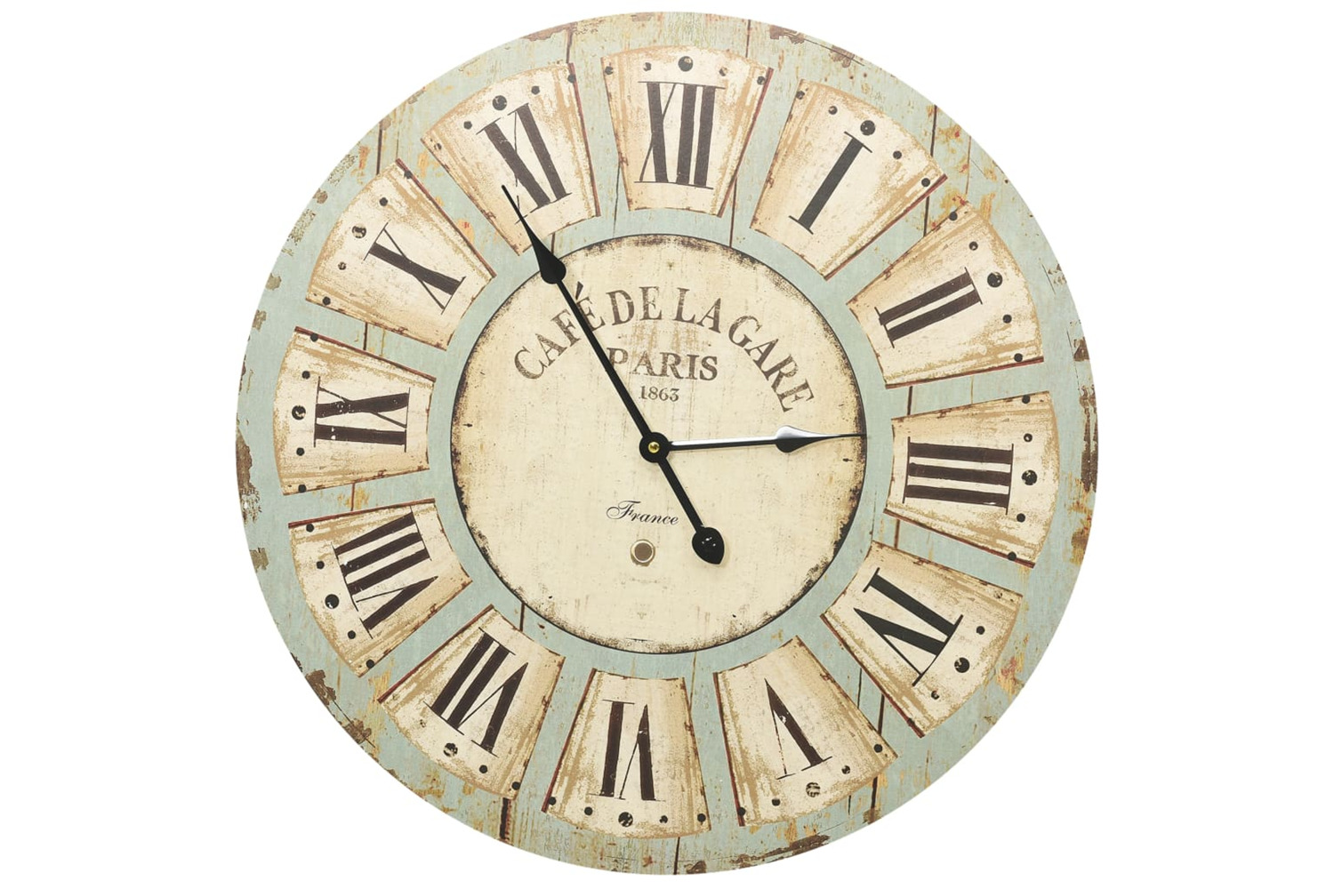 vidaXL 325183 Wall Clock Multicolour 60cm Mdf