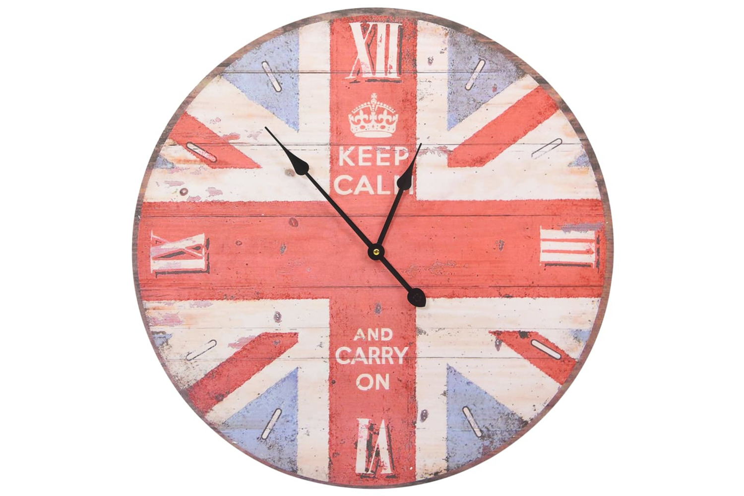 vidaXL 325179 Vintage Wall Clock Uk 60cm