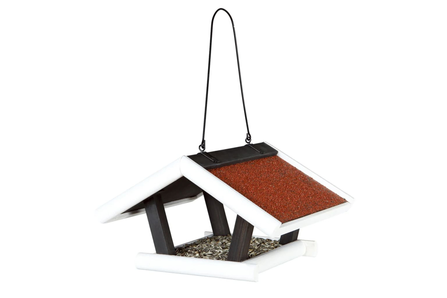 Trixie 408451 Hanging Bird Feeder Natura 30x18x28 Cm Black And White 55804