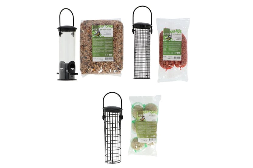 Esschert Design 444901 Complete Bird Feeder Set S 3 Pcs