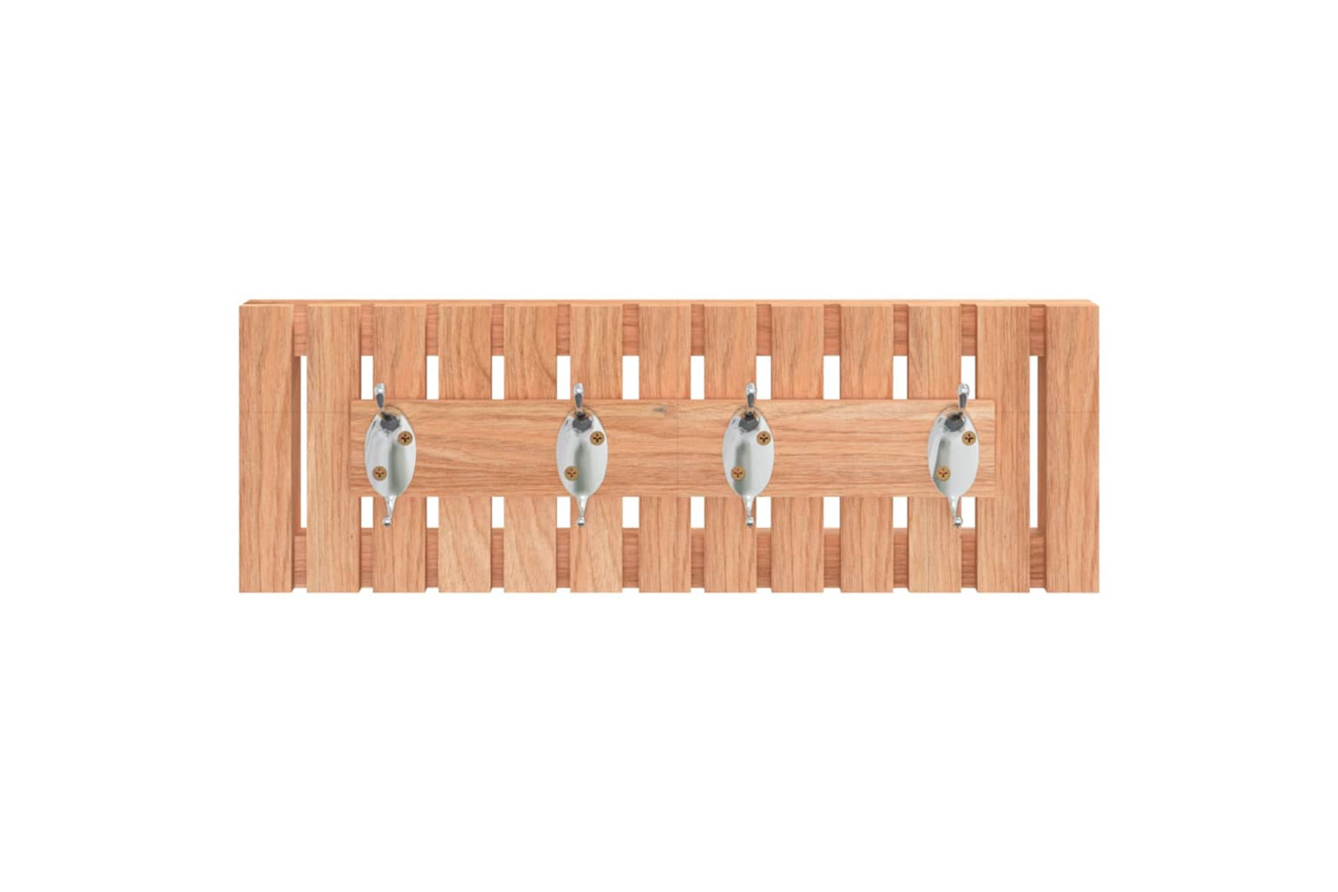 vidaXL 350371 Wall Hanger 42x8.5x14cm Solid Wood Walnut