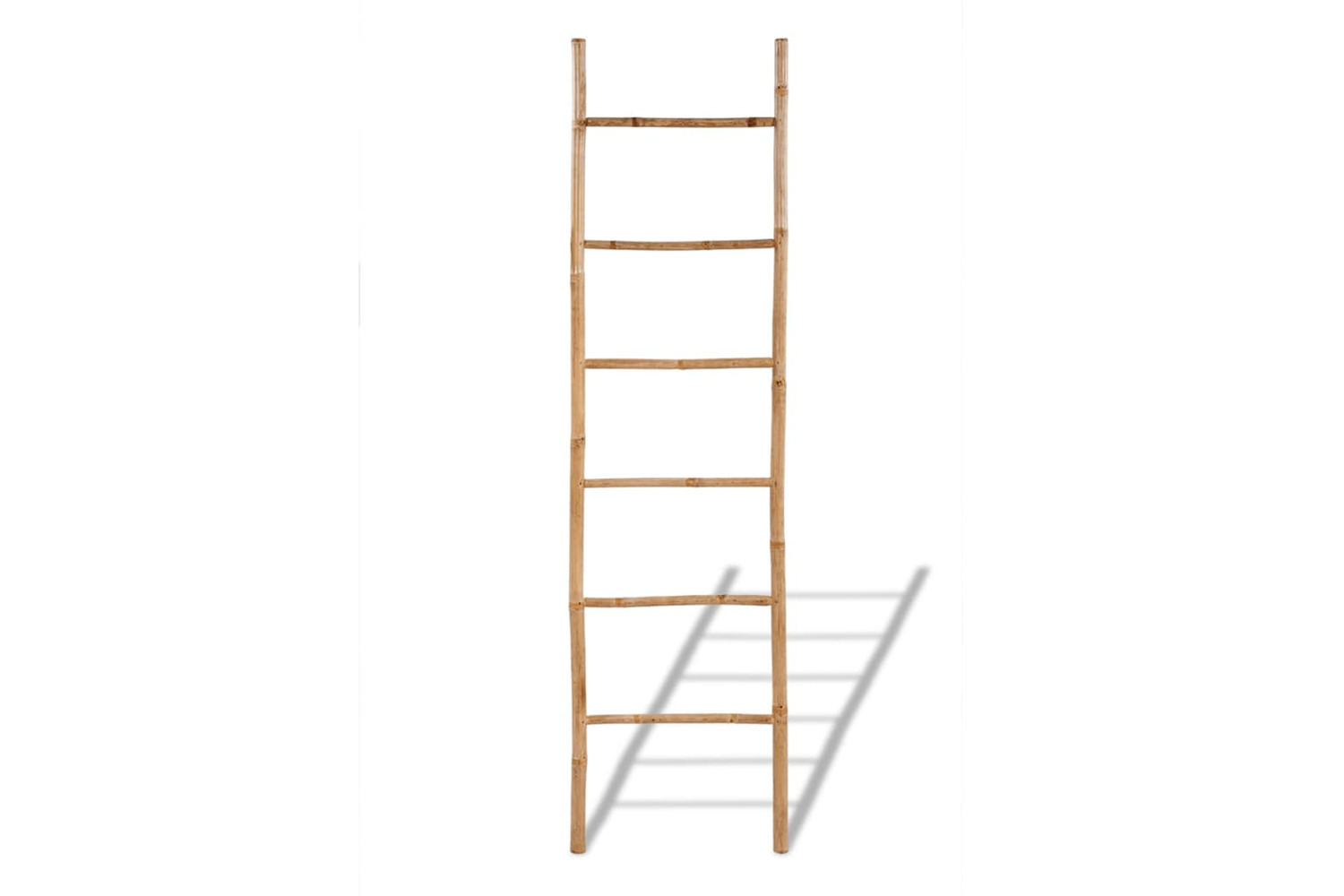 vidaXL 41496 Bamboo Towel Ladder With 6 Rungs