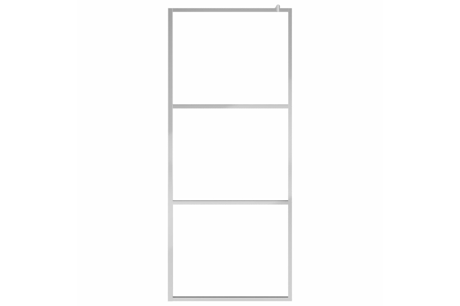 vidaXL 146642 Walk-in Shower Wall With Half Frosted Esg Glass 100x195cm