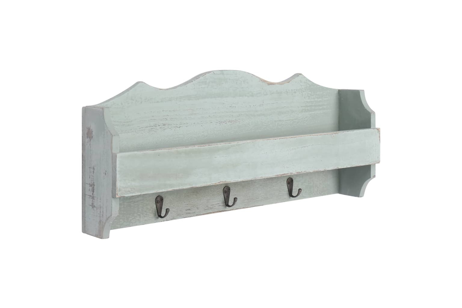 vidaXL 284232 Wall Mounted Coat Rack Green 50x10x23cm Wood